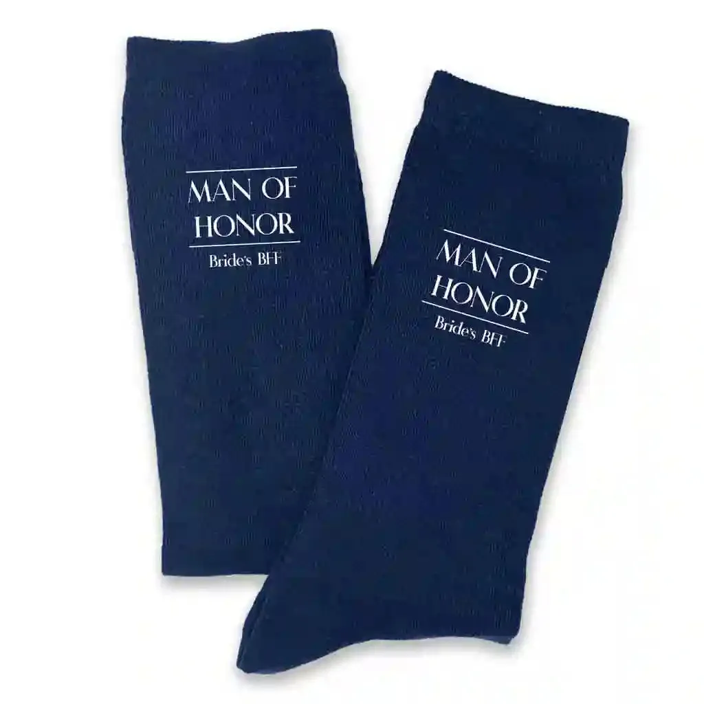 Classic Wedding Role Socks with Funny Sayings