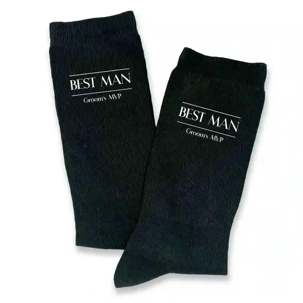Classic Wedding Role Socks with Funny Sayings