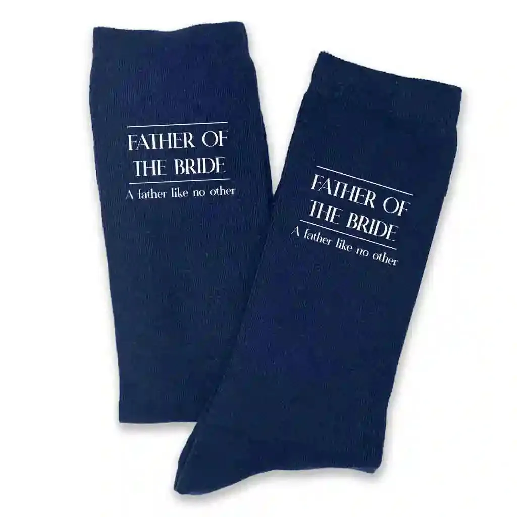 Classic Wedding Role Socks with Funny Sayings