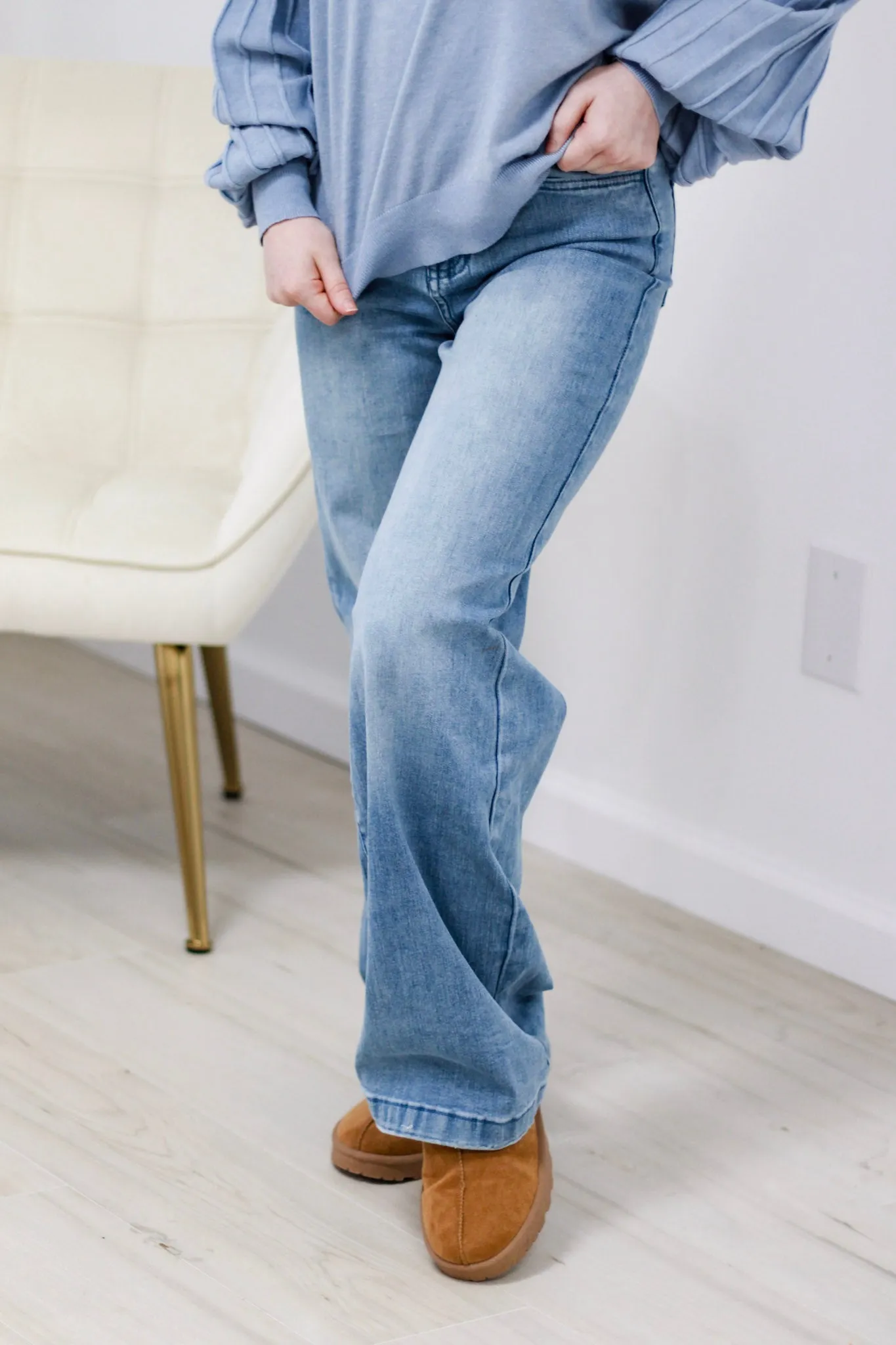 Coco Carmen Everstretch Wide Leg Jeans