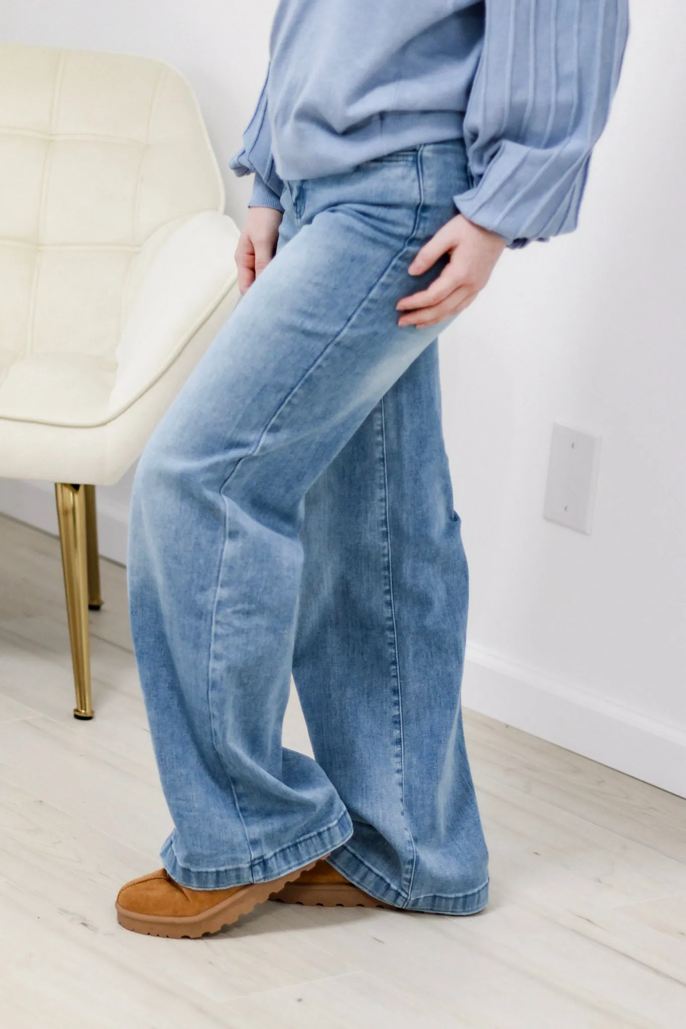 Coco Carmen Everstretch Wide Leg Jeans