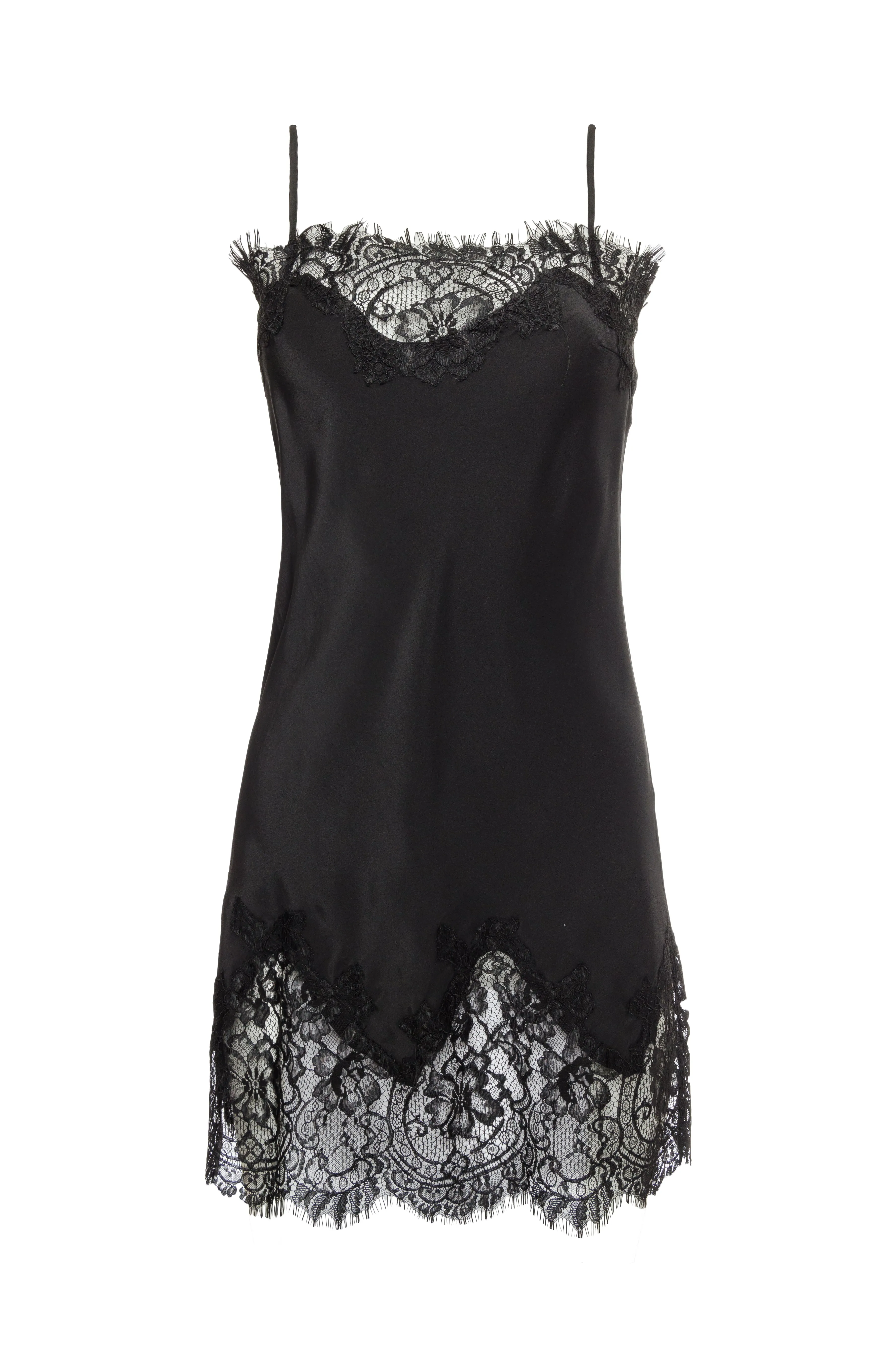 Coco Lace Silk Tunic White