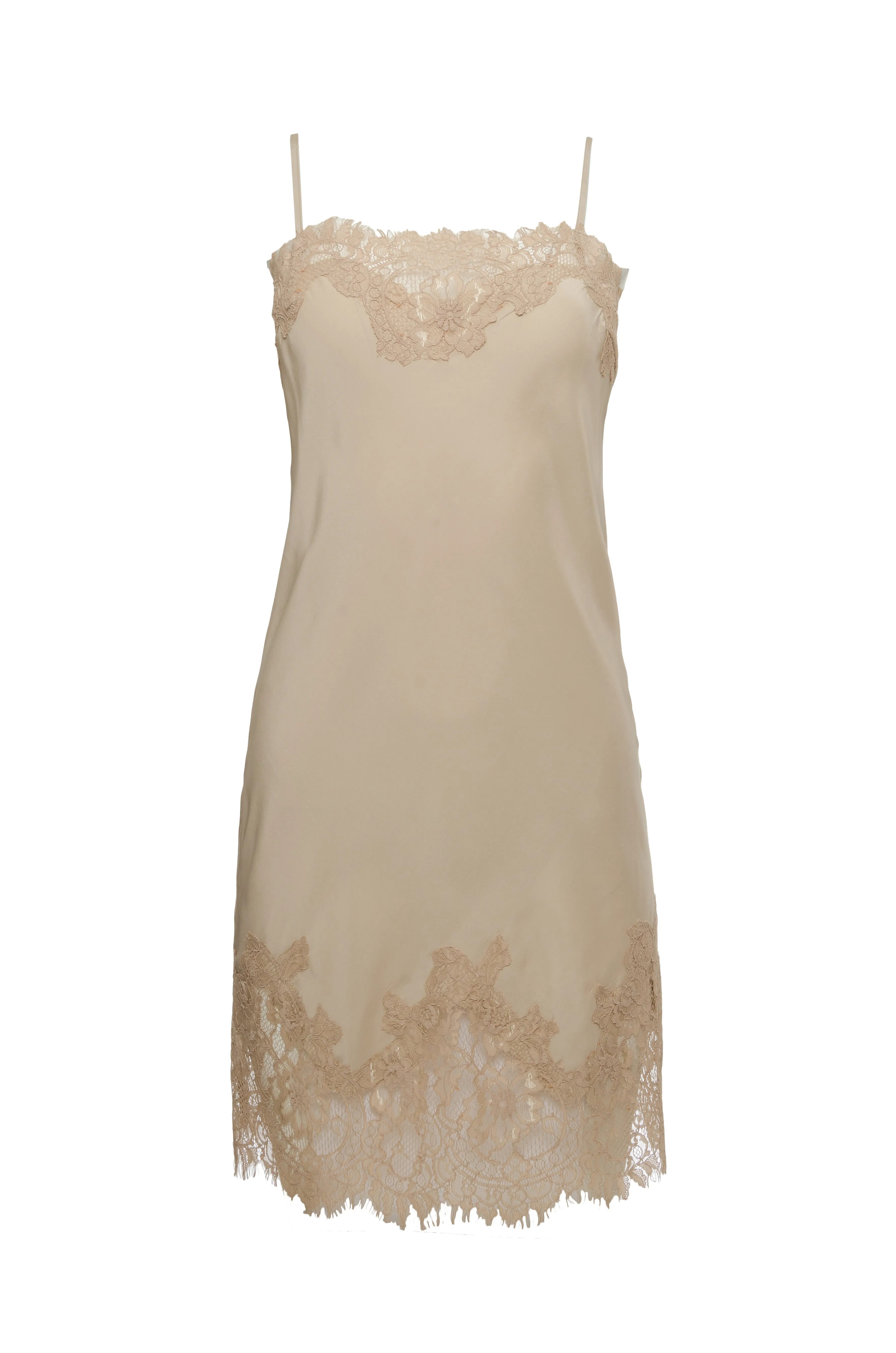 Coco Lace Silk Tunic White