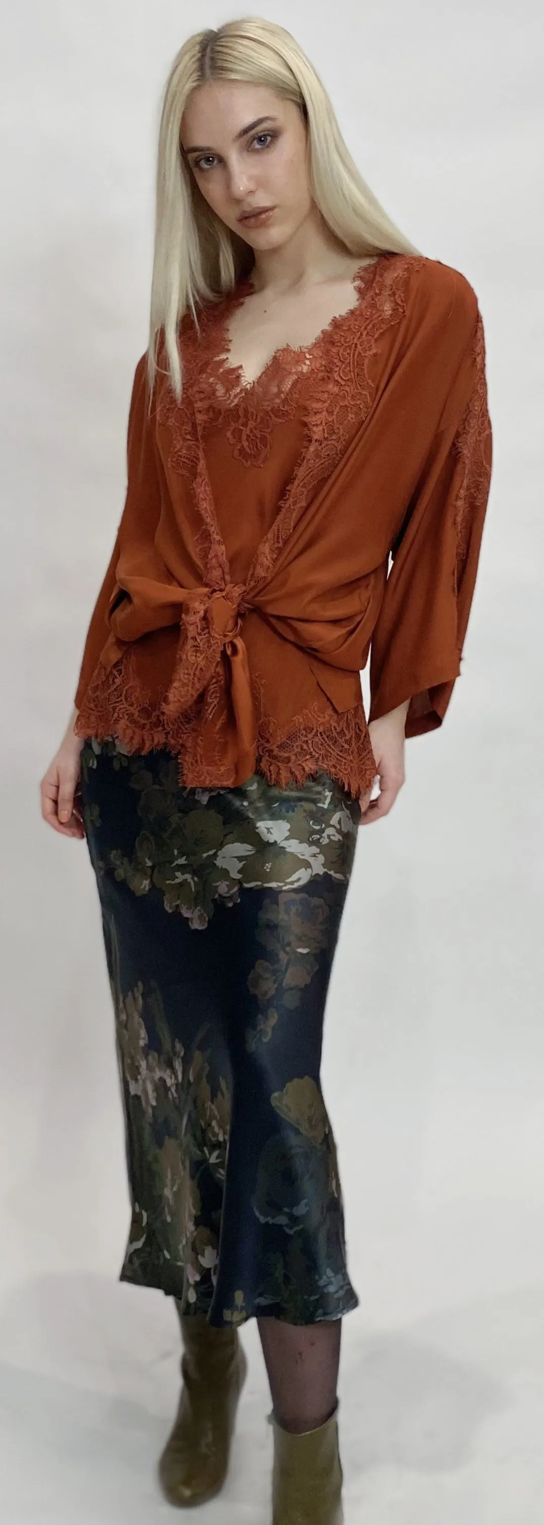 Coco Silk Shrug Black