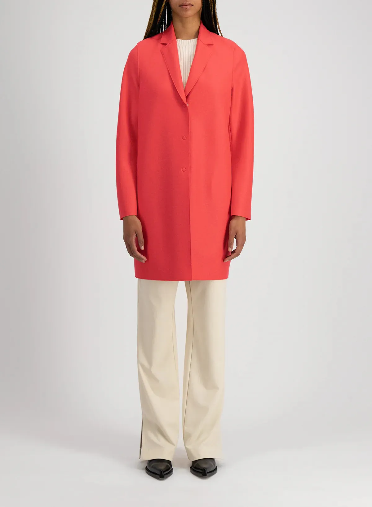 Cocoon Coat - Cream