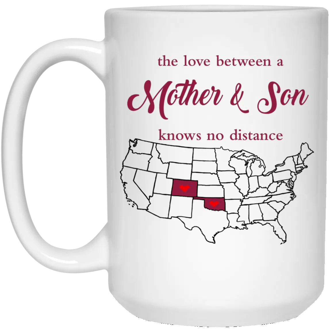 Colorado Oklahoma The Love Mother And Son Mug