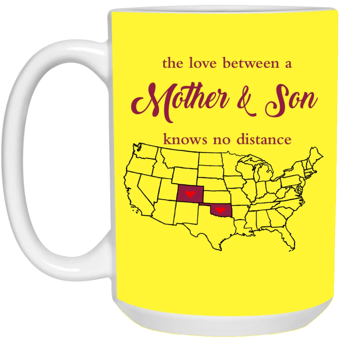 Colorado Oklahoma The Love Mother And Son Mug