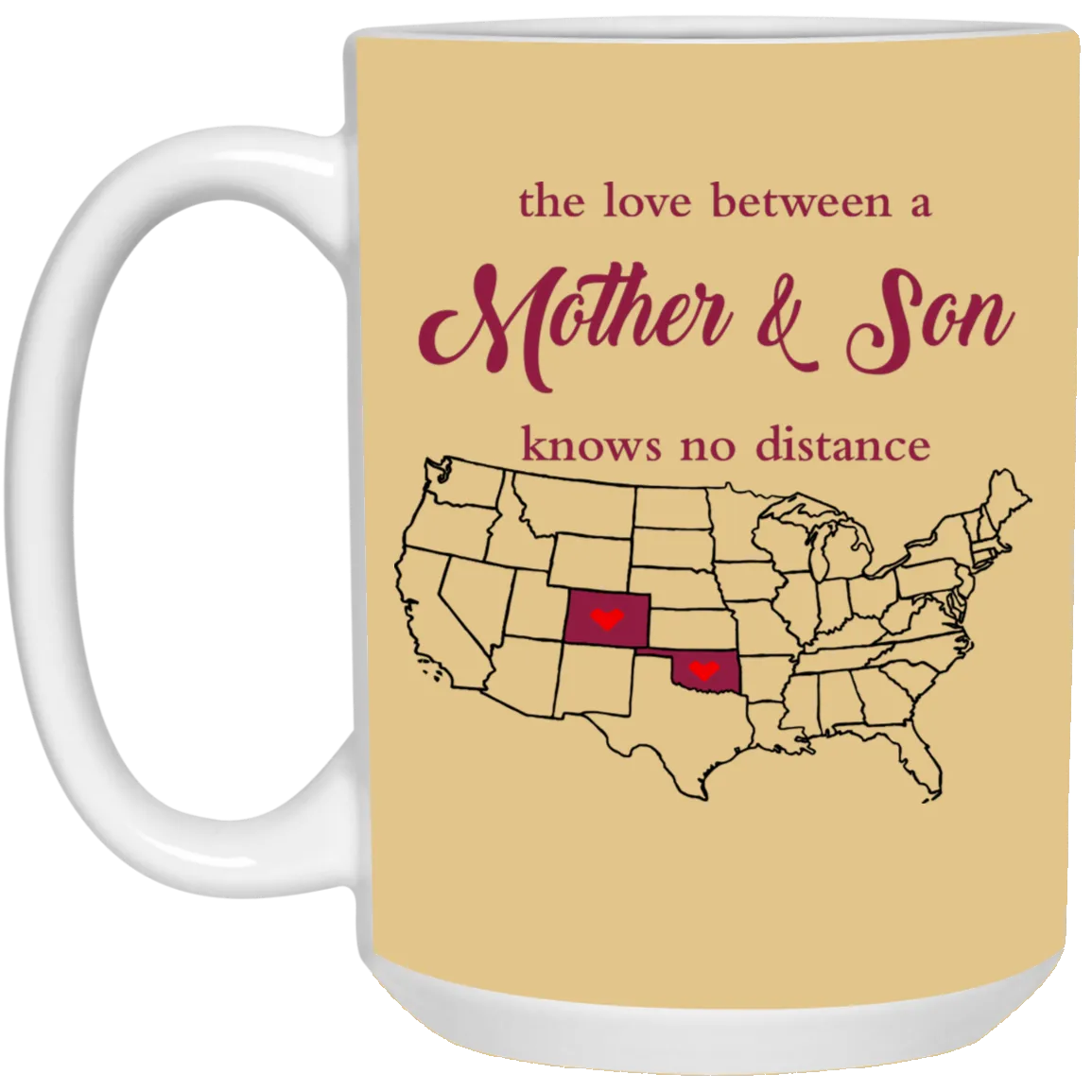 Colorado Oklahoma The Love Mother And Son Mug