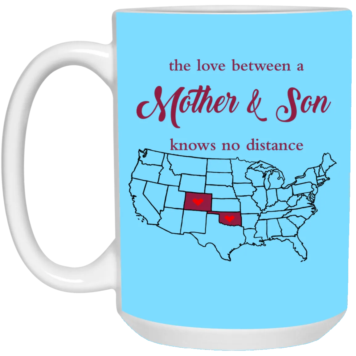 Colorado Oklahoma The Love Mother And Son Mug