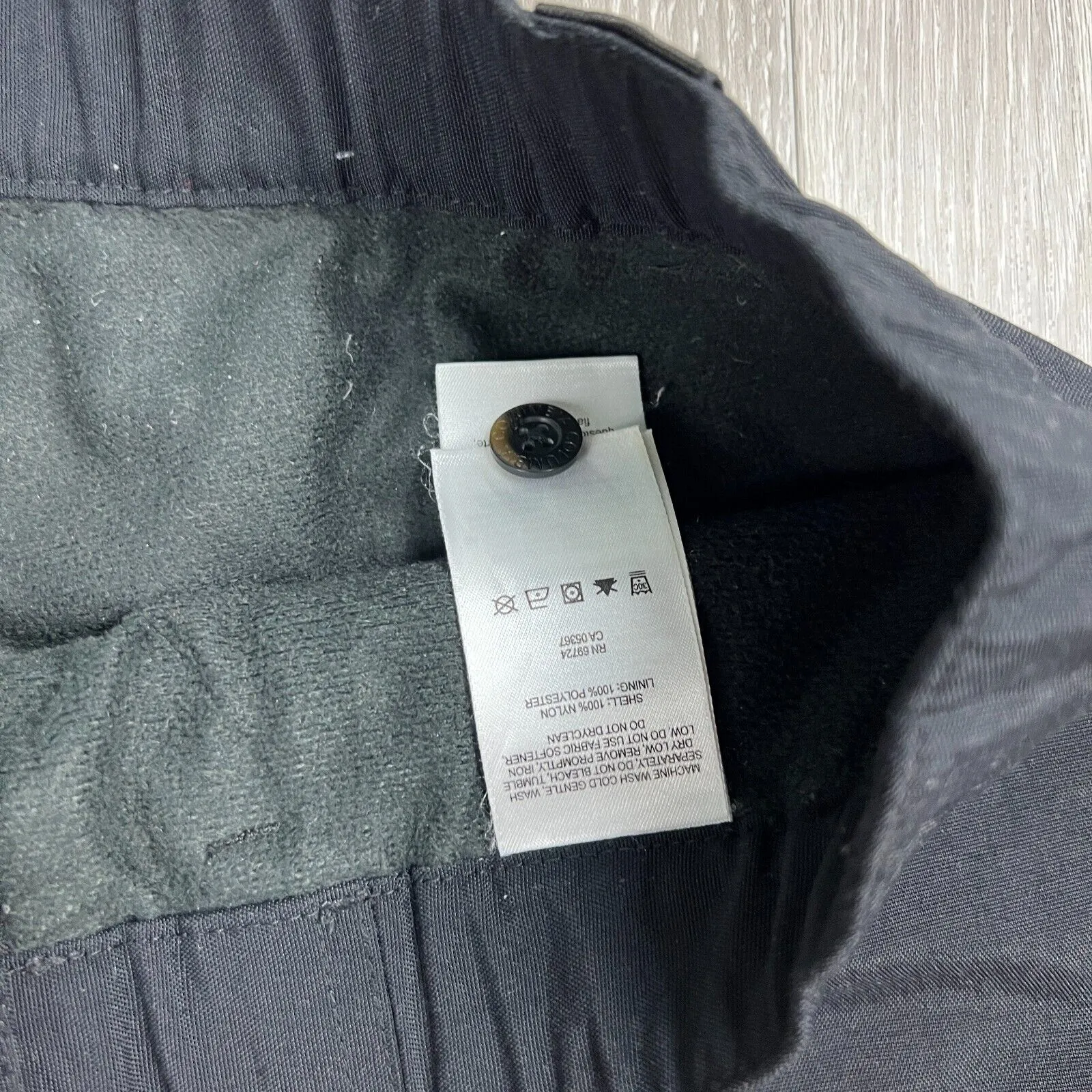 Columbia Mens Black Omni-Shield Waterproof Hiking Outdoor Pants Size XL