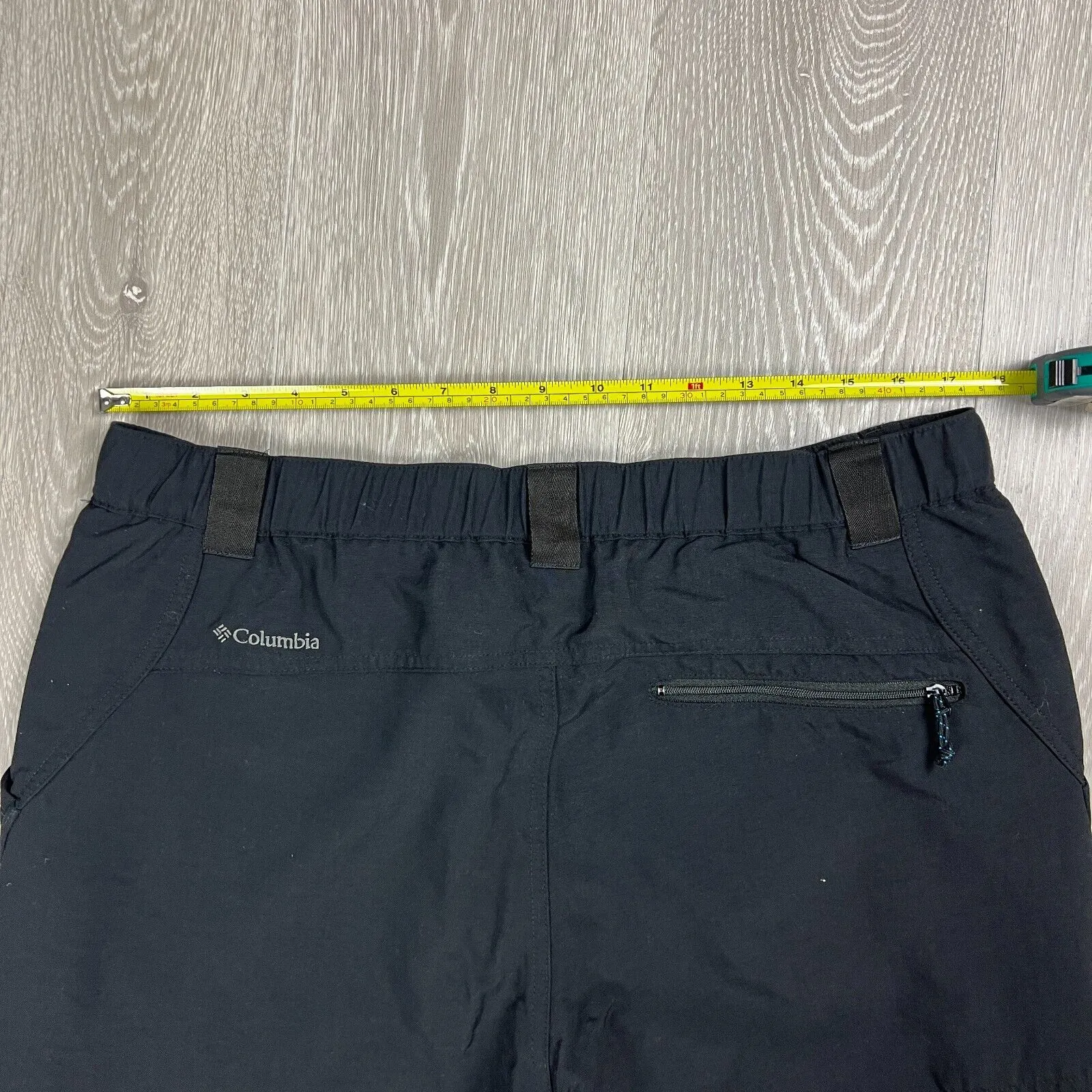 Columbia Mens Black Omni-Shield Waterproof Hiking Outdoor Pants Size XL
