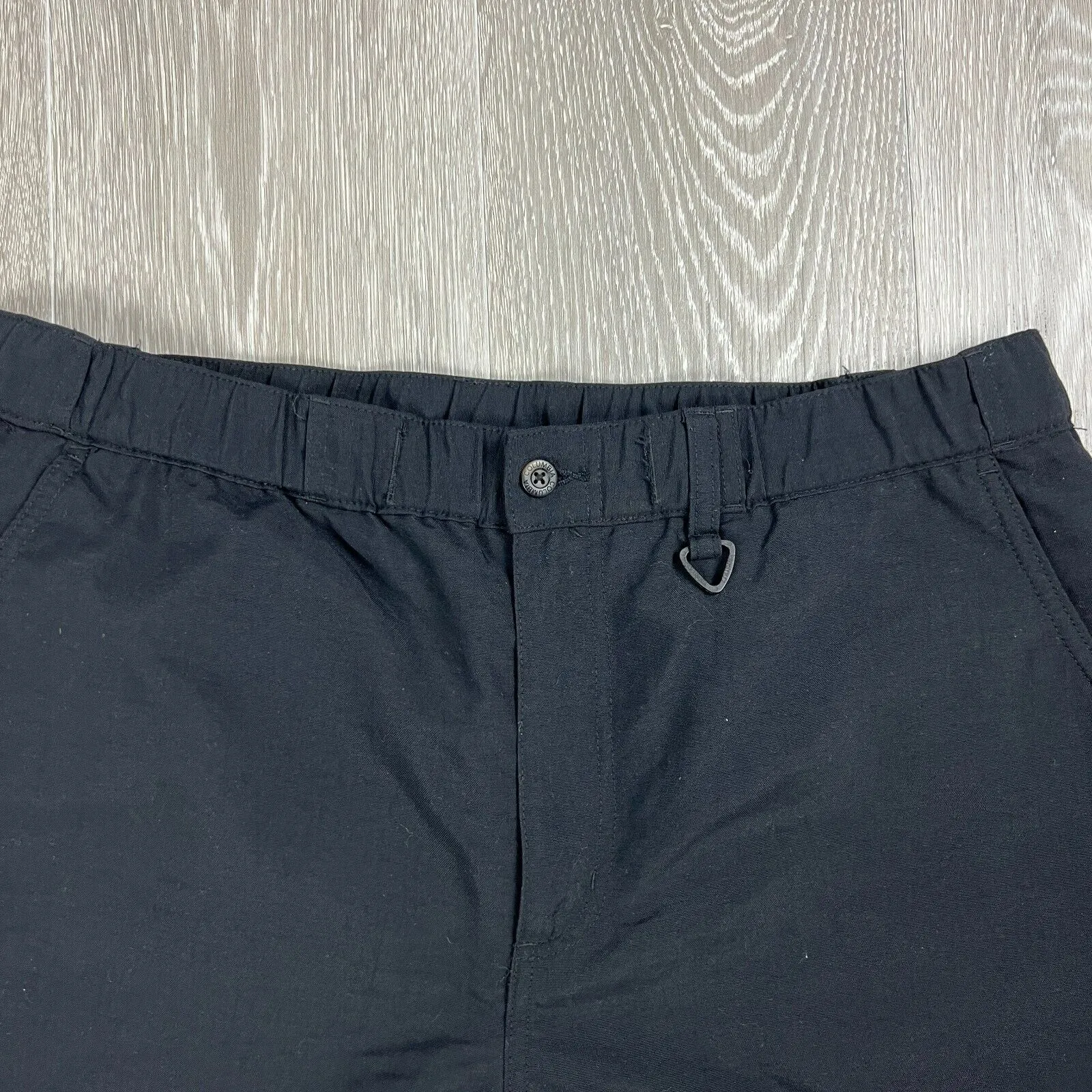 Columbia Mens Black Omni-Shield Waterproof Hiking Outdoor Pants Size XL