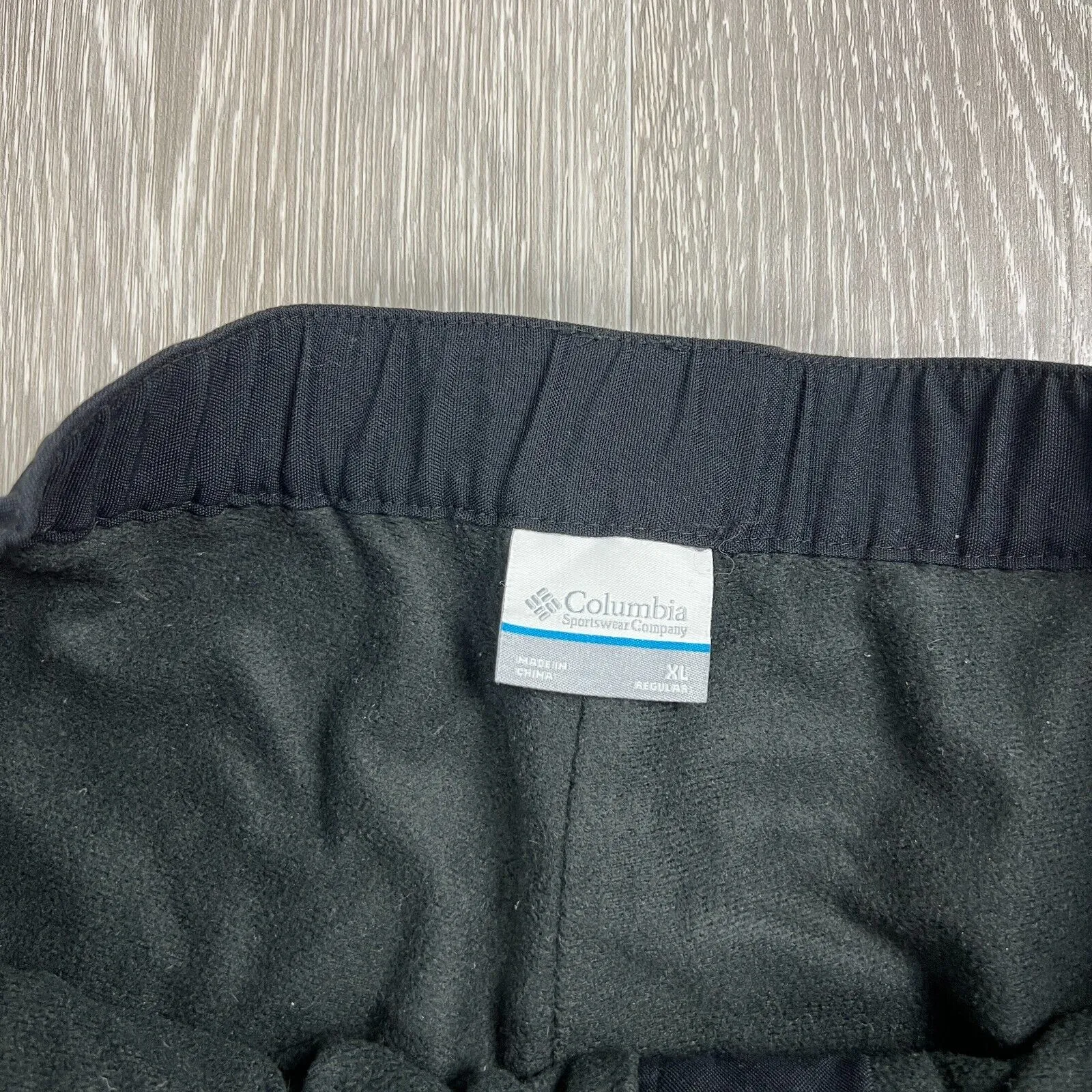 Columbia Mens Black Omni-Shield Waterproof Hiking Outdoor Pants Size XL