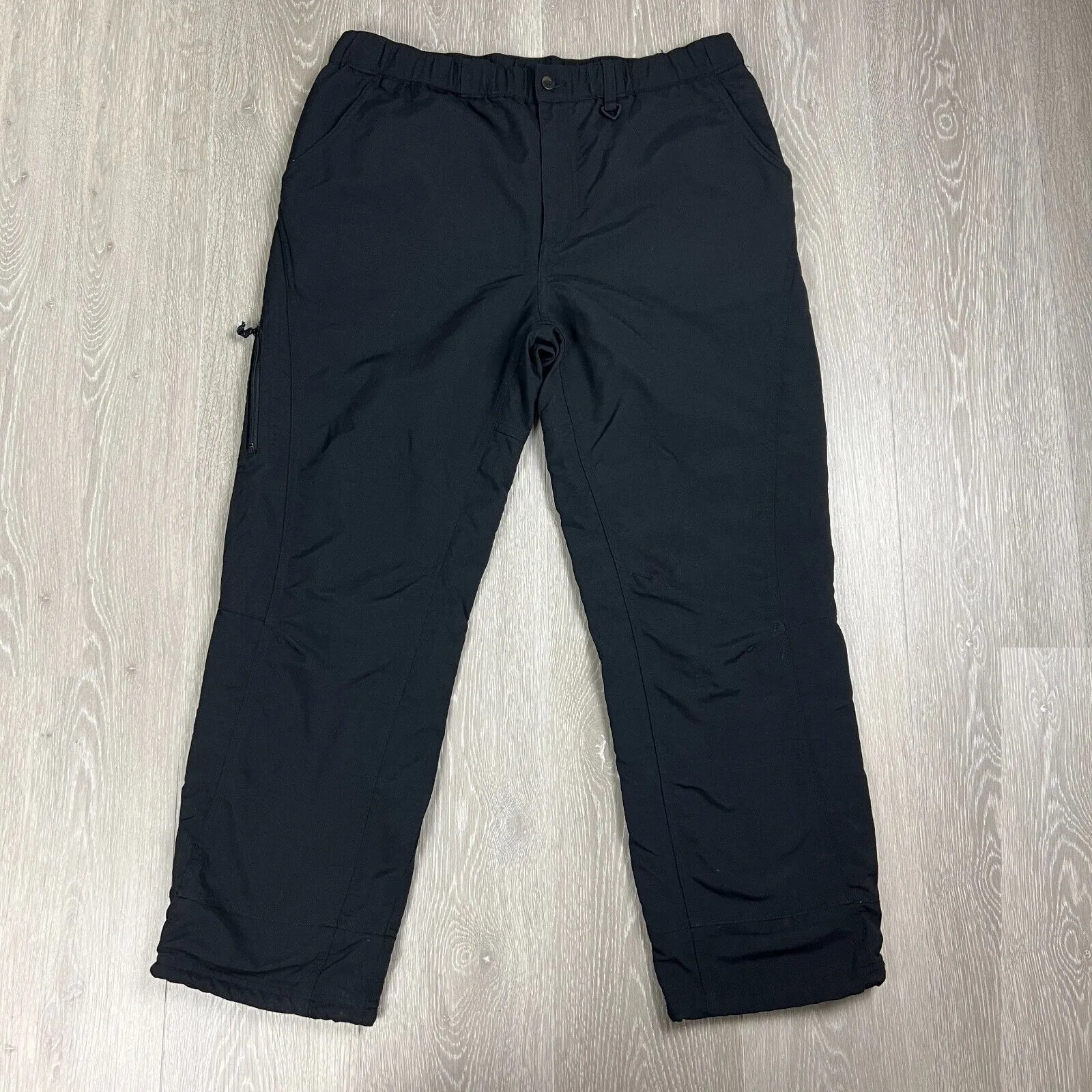 Columbia Mens Black Omni-Shield Waterproof Hiking Outdoor Pants Size XL