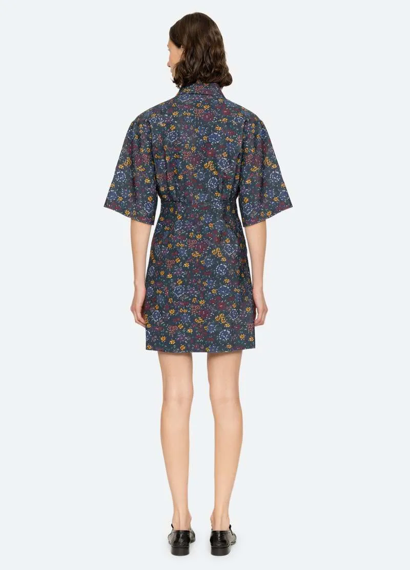 CONSTANCE CORDUROY PRINT S/SLV BUTTON DO