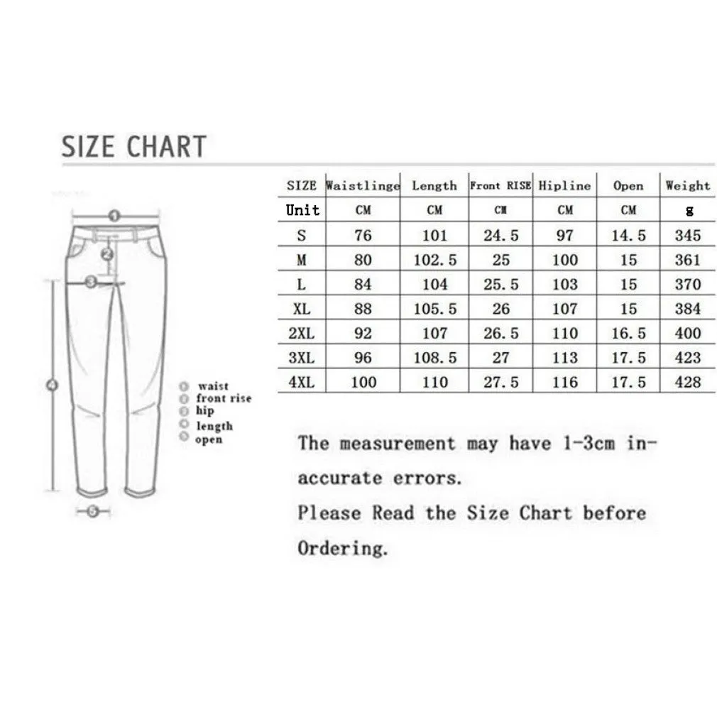 ContiNent 33 Jeans Men Pants Casual Cotton Denim Trousers Multi Pocket Cargo Jeans Men New Fashion Denim Pencil Pants Side Pockets Cargo