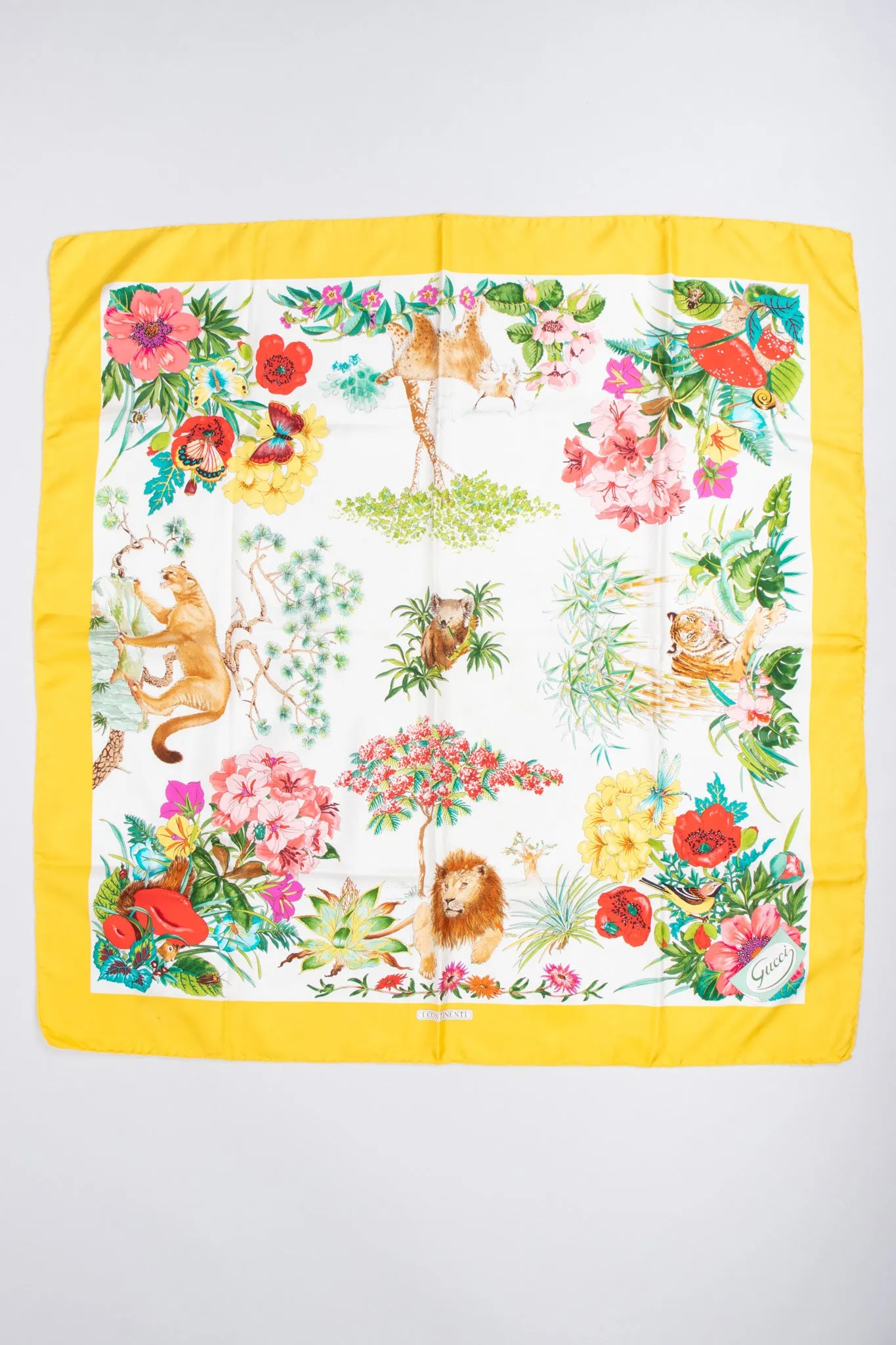 Continental Flora Fauna Scarf