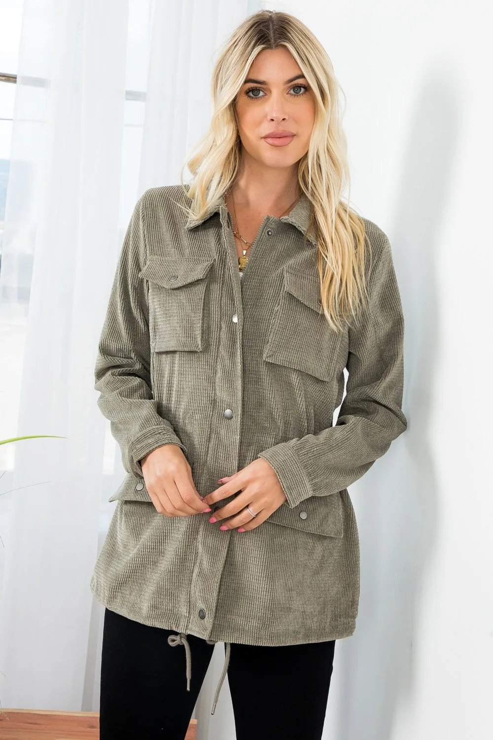 Corduroy Cargo Jacket