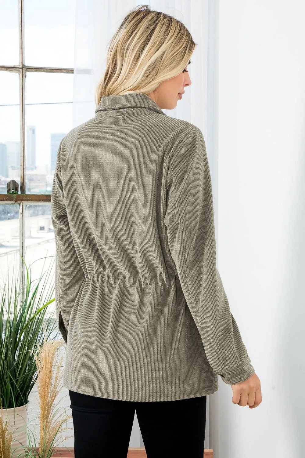Corduroy Cargo Jacket