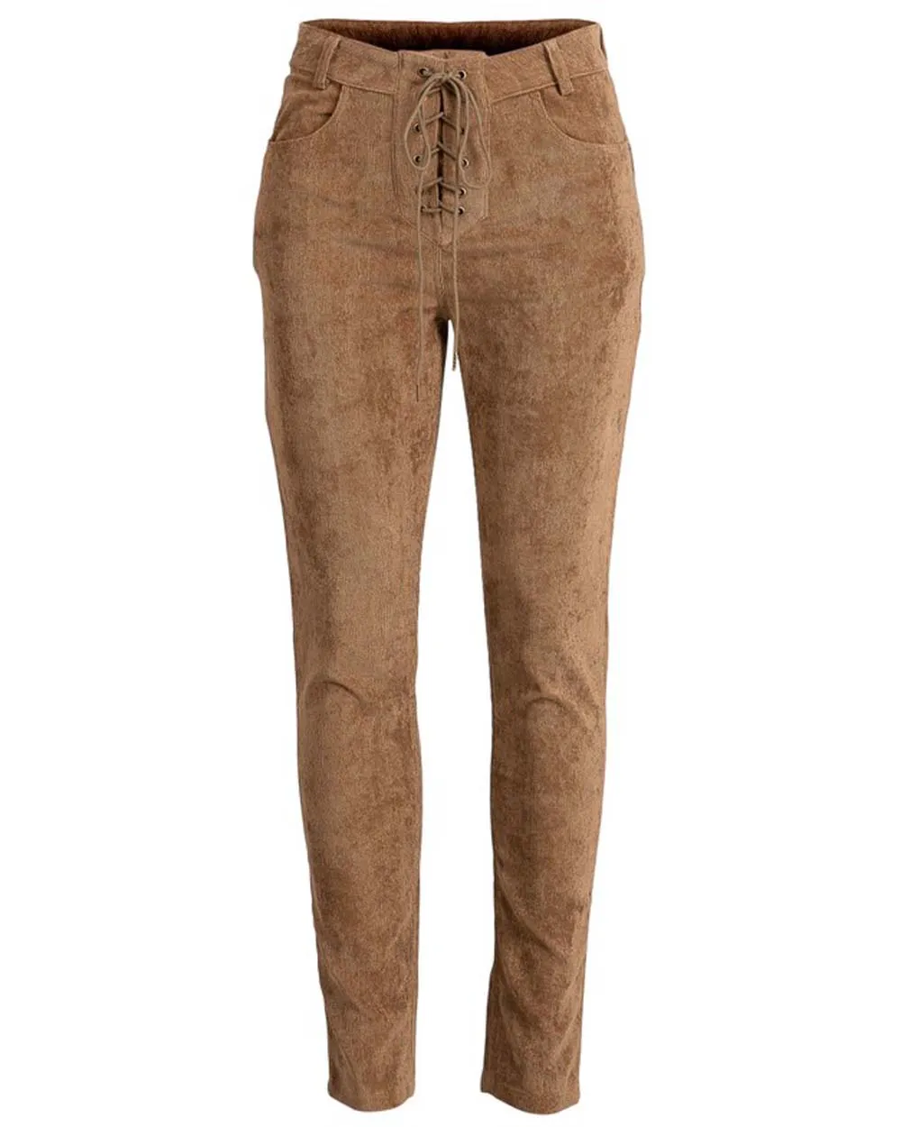 Corduroy Cozy Lace-Up Pants
