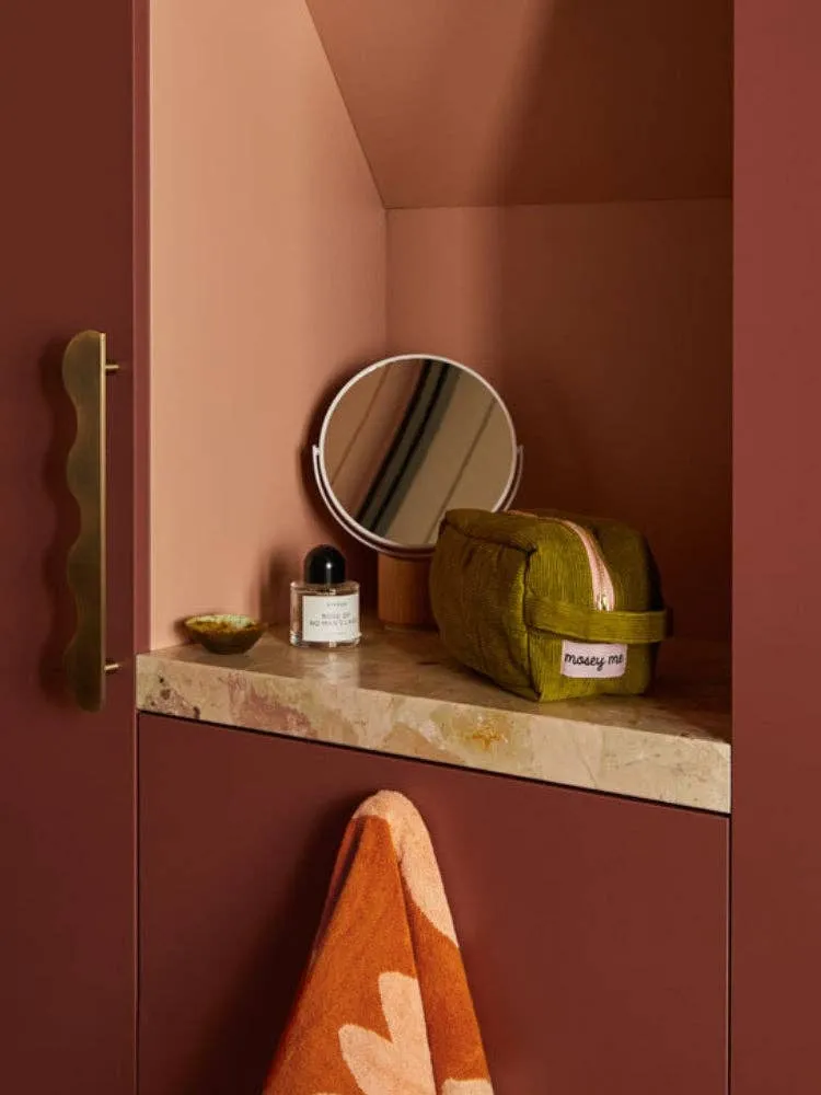 Corduroy Dopp Kit in Pistachio