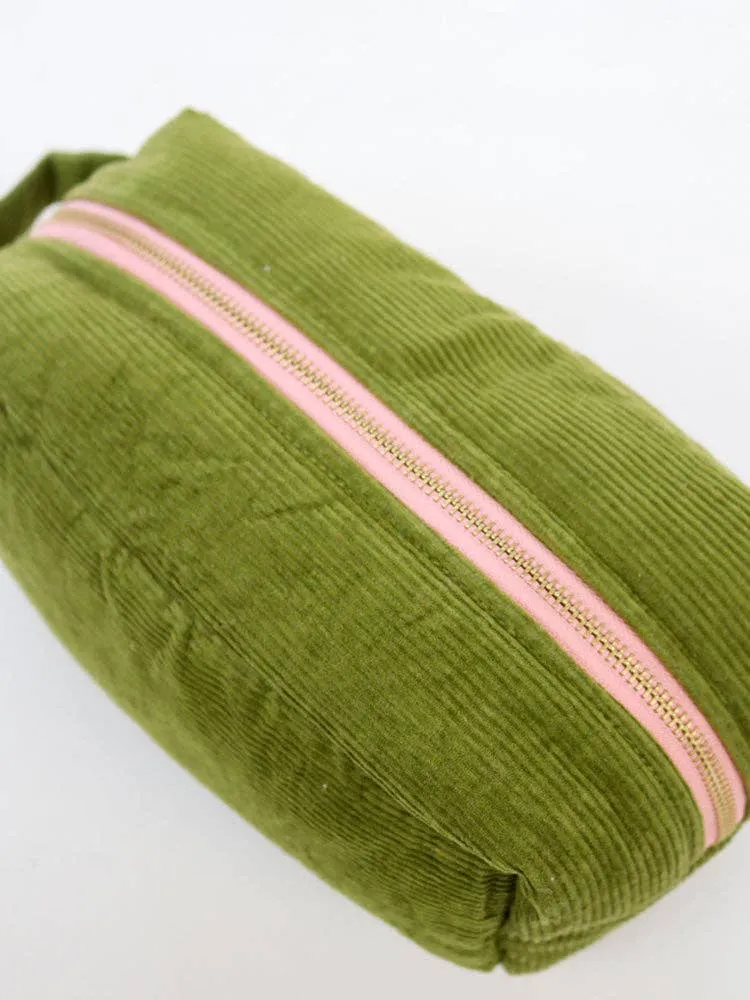 Corduroy Dopp Kit in Pistachio