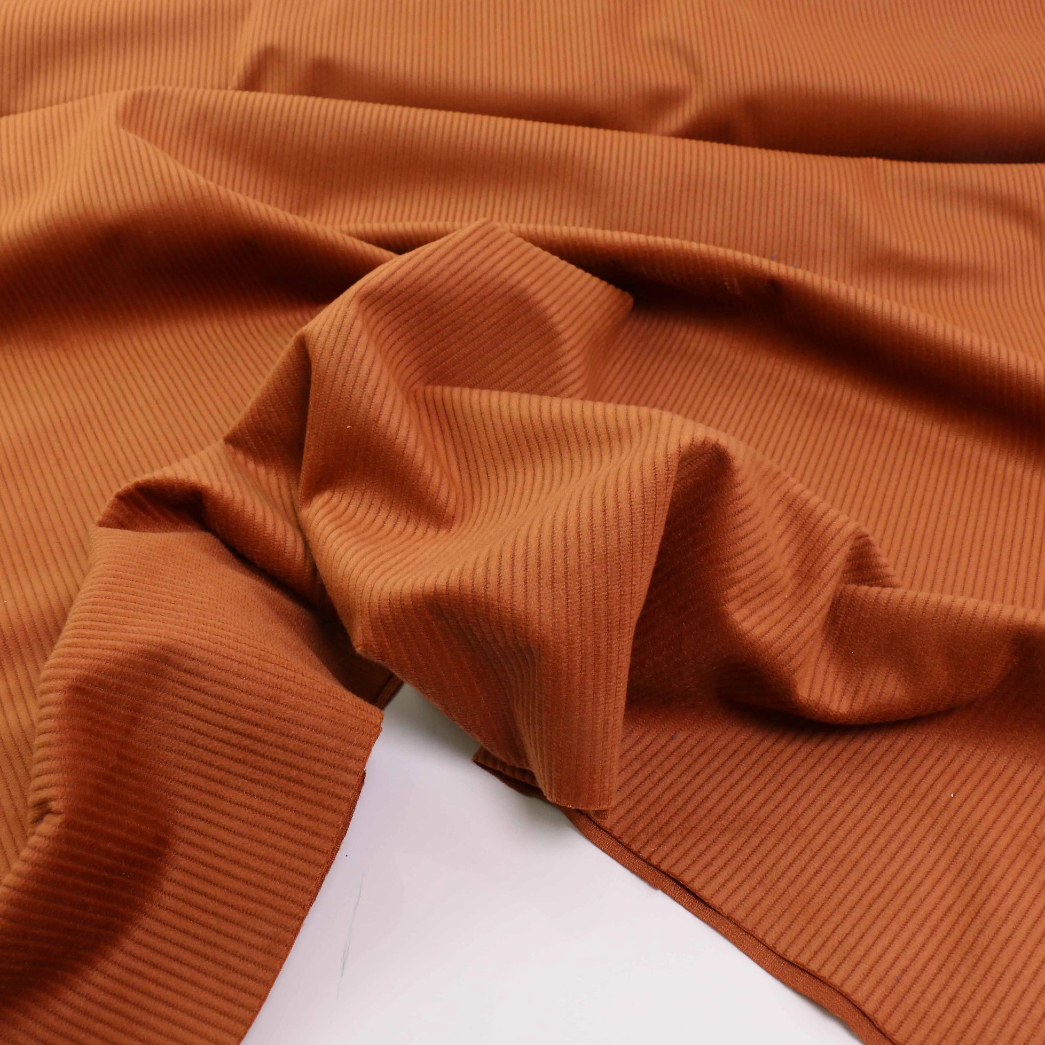 Corduroy Knit Fabric - Denim, Mustard, Wine, Red, Green
