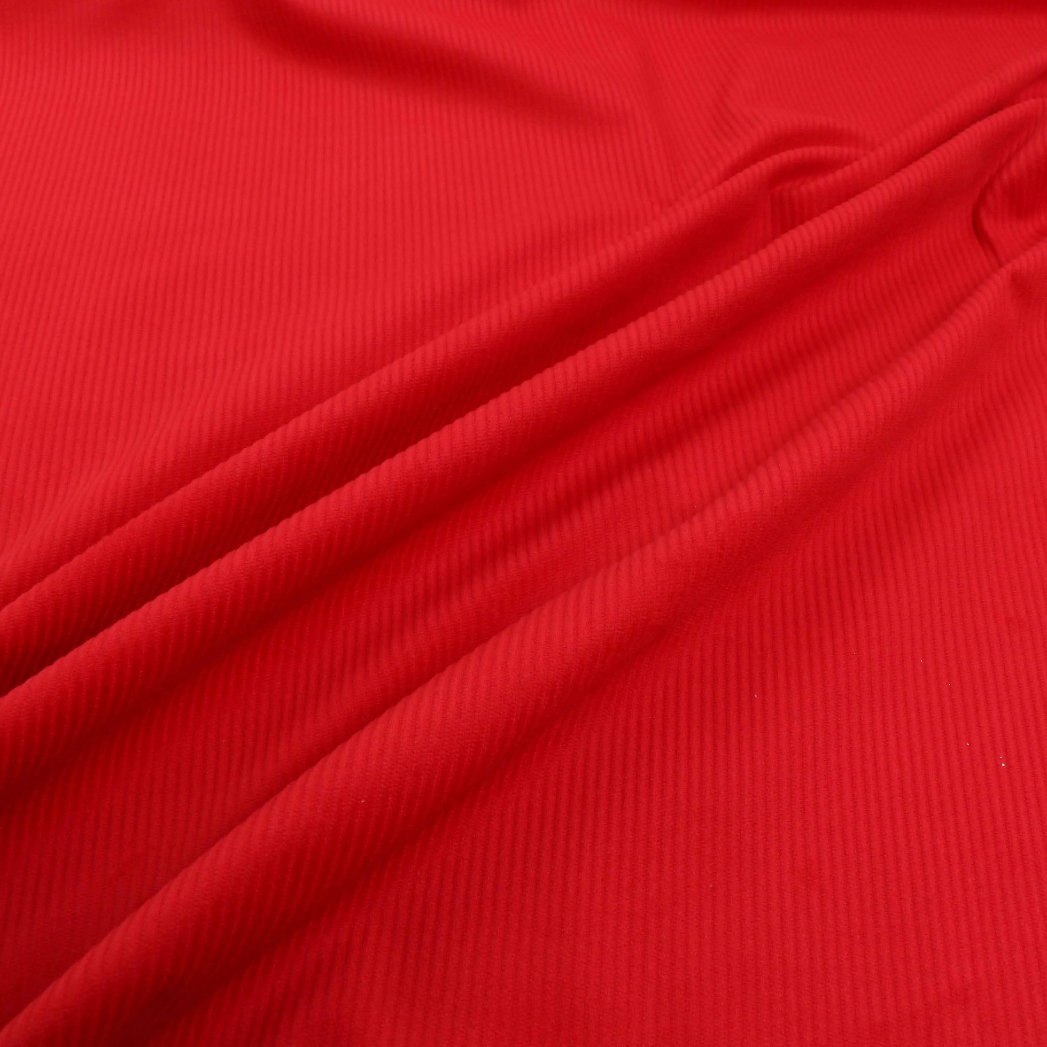 Corduroy Knit Fabric - Denim, Mustard, Wine, Red, Green