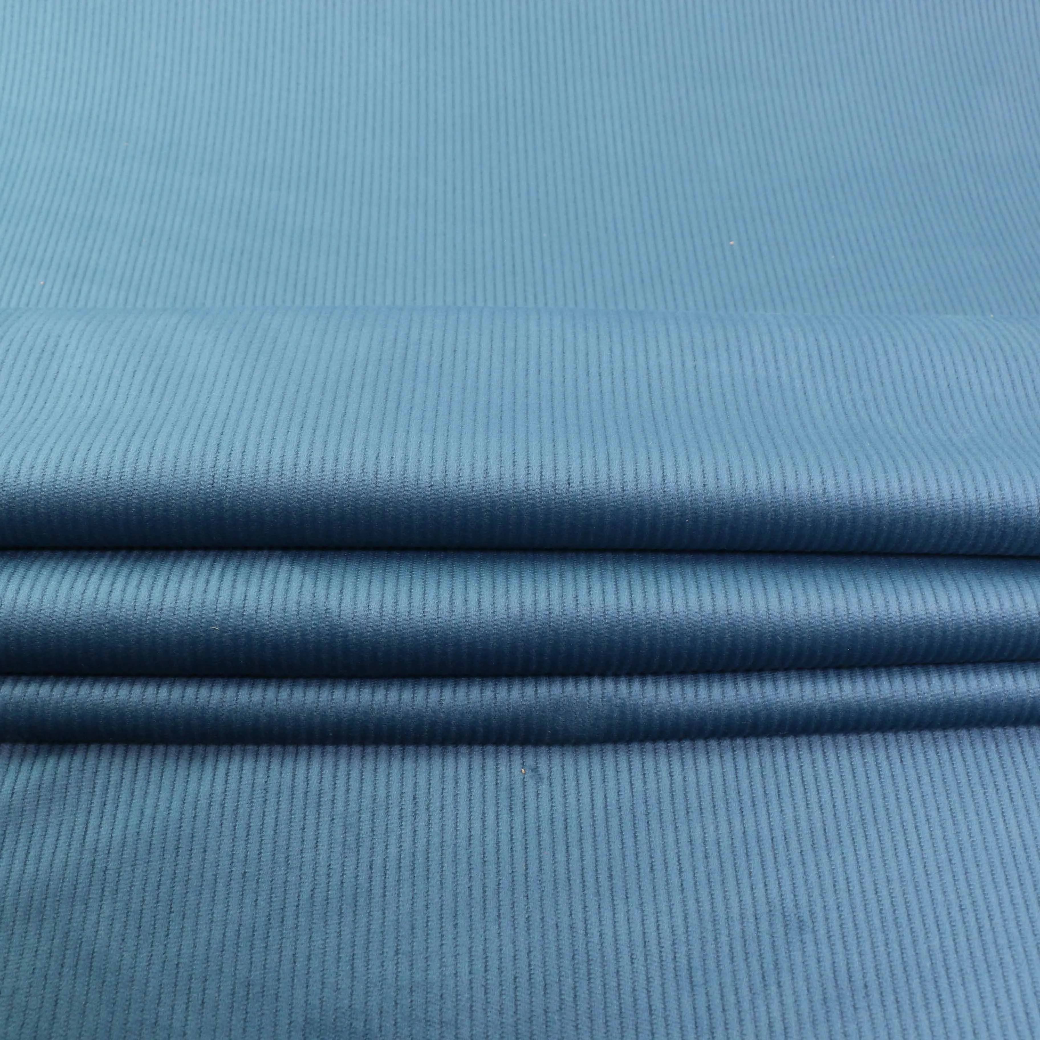 Corduroy Knit Fabric - Denim, Mustard, Wine, Red, Green