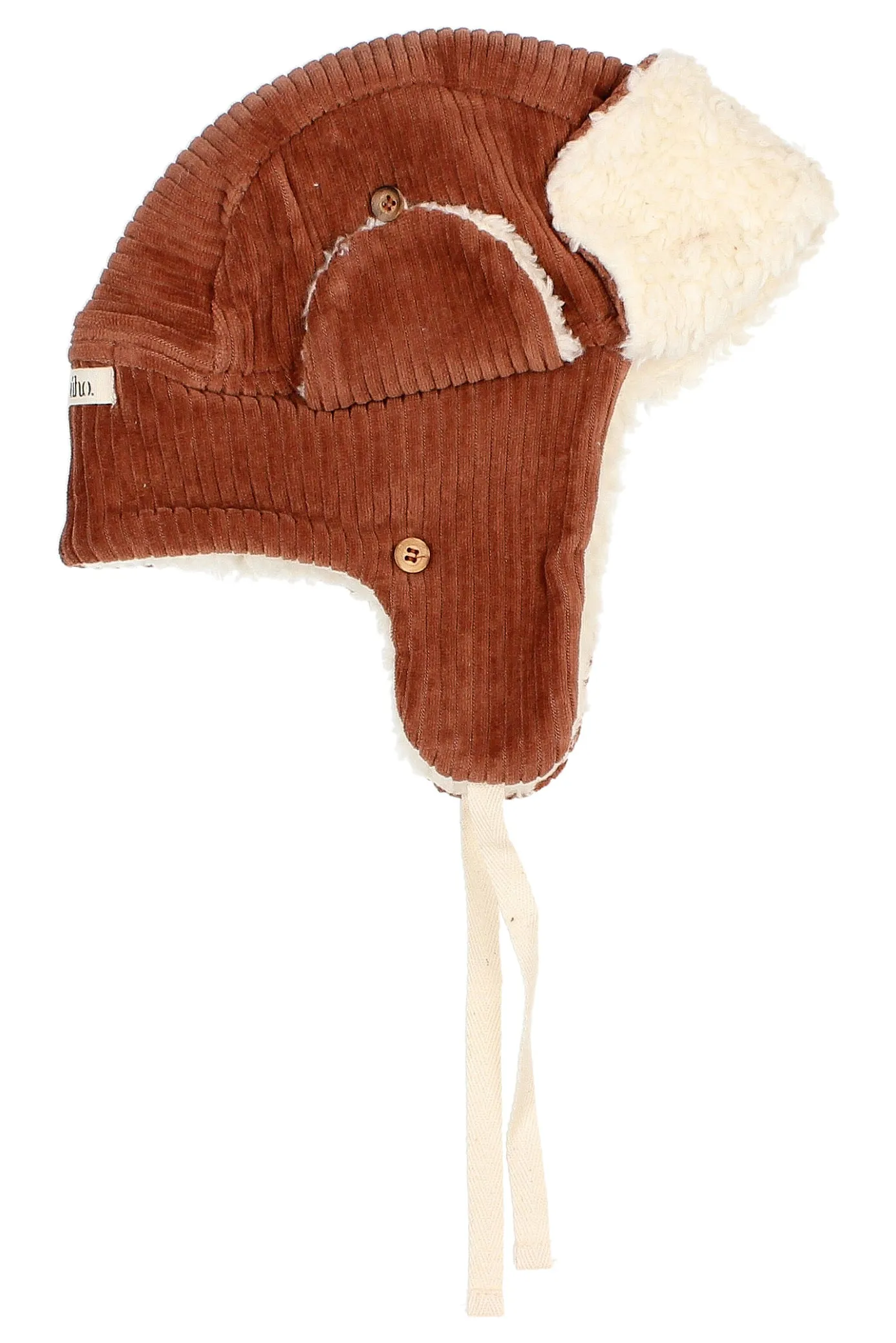 Corduroy Sherpa Lined Trapper Hat