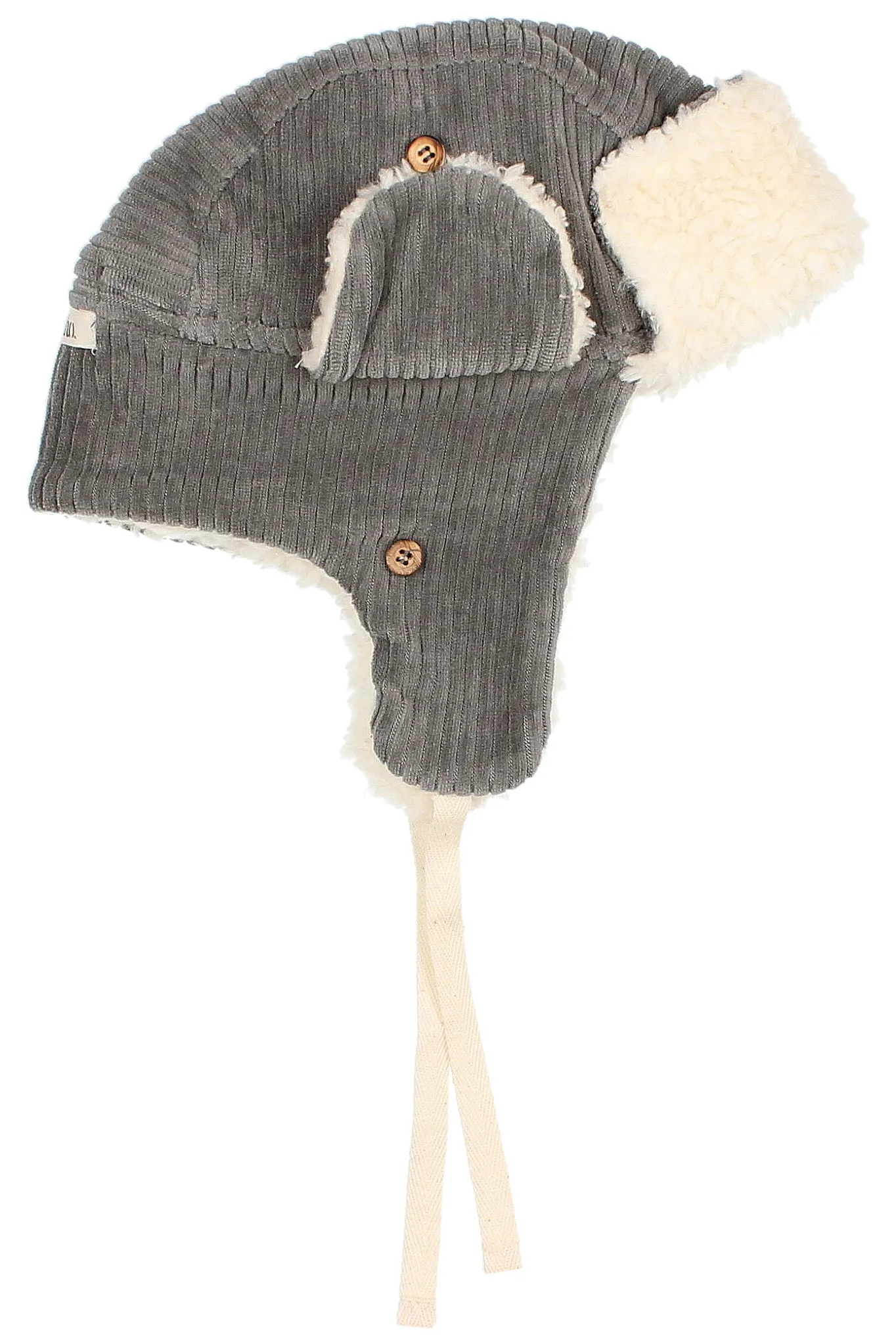 Corduroy Sherpa Lined Trapper Hat