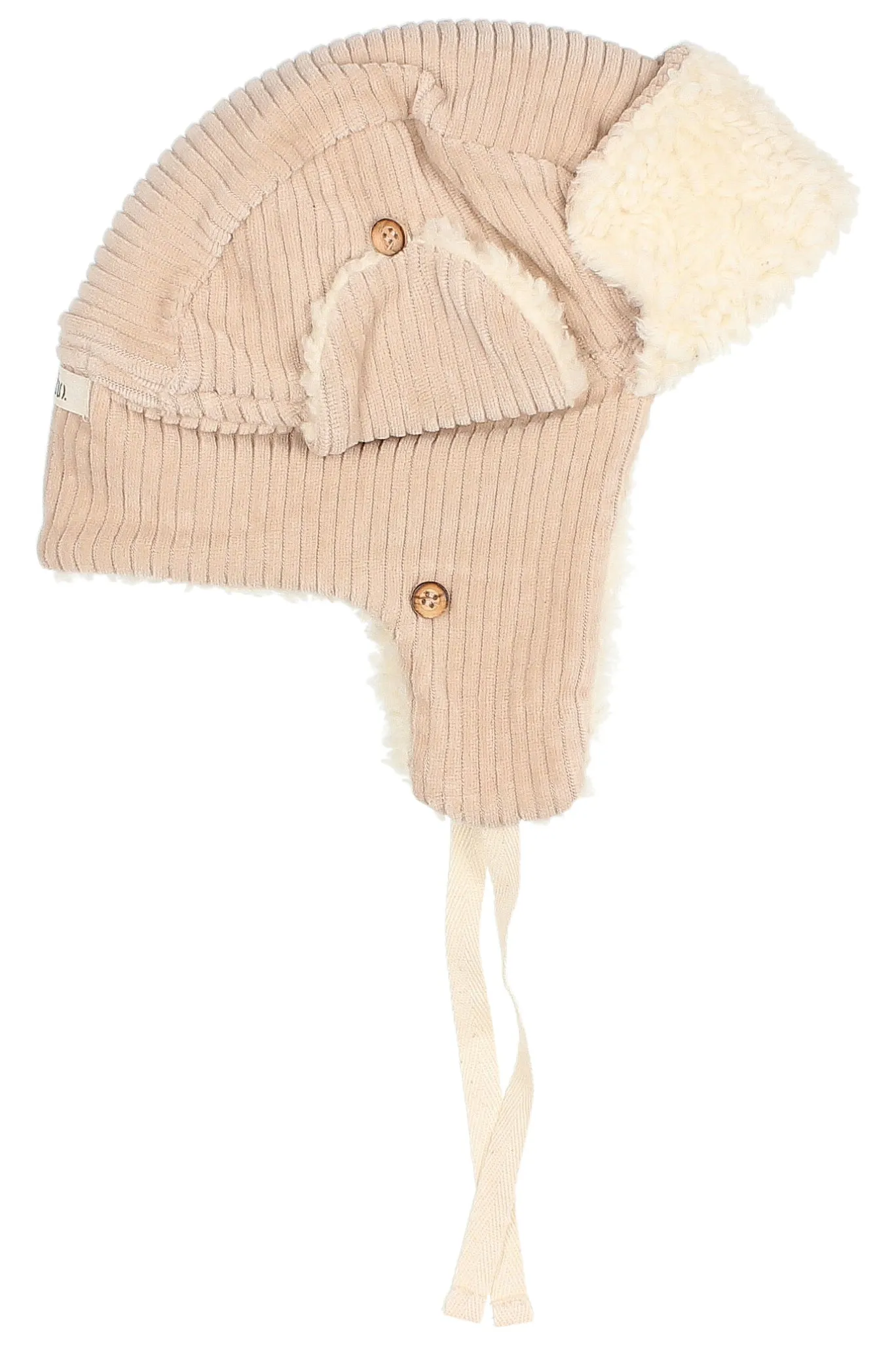 Corduroy Sherpa Lined Trapper Hat