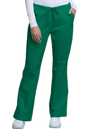 Core Stretch 4044 Mid Rise Drawstring Cargo Pants Hunter Green