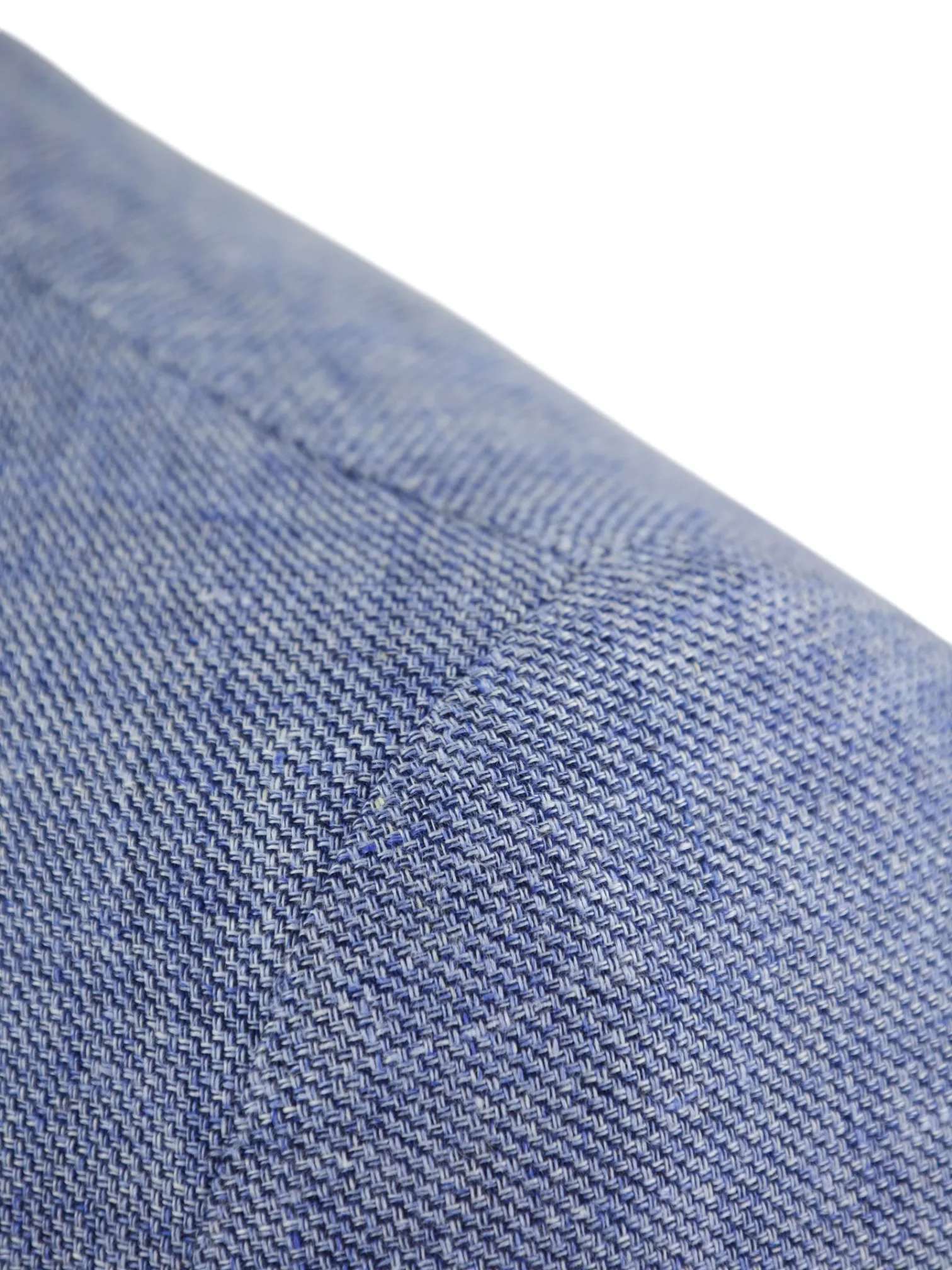 Corneliani ID Slate Blue Linen & Wool Hopsack Jacket