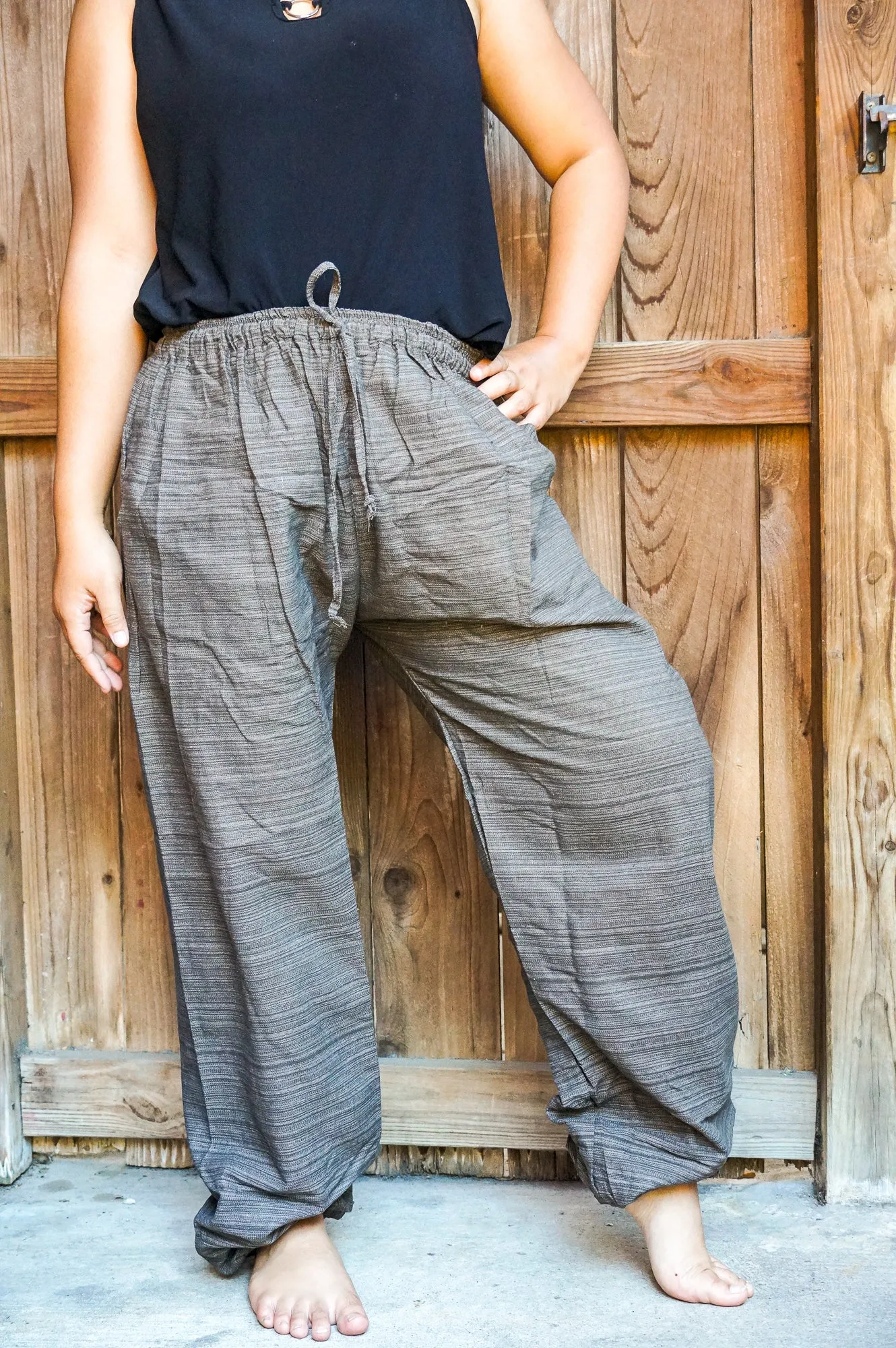 Cotton Grey Pants
