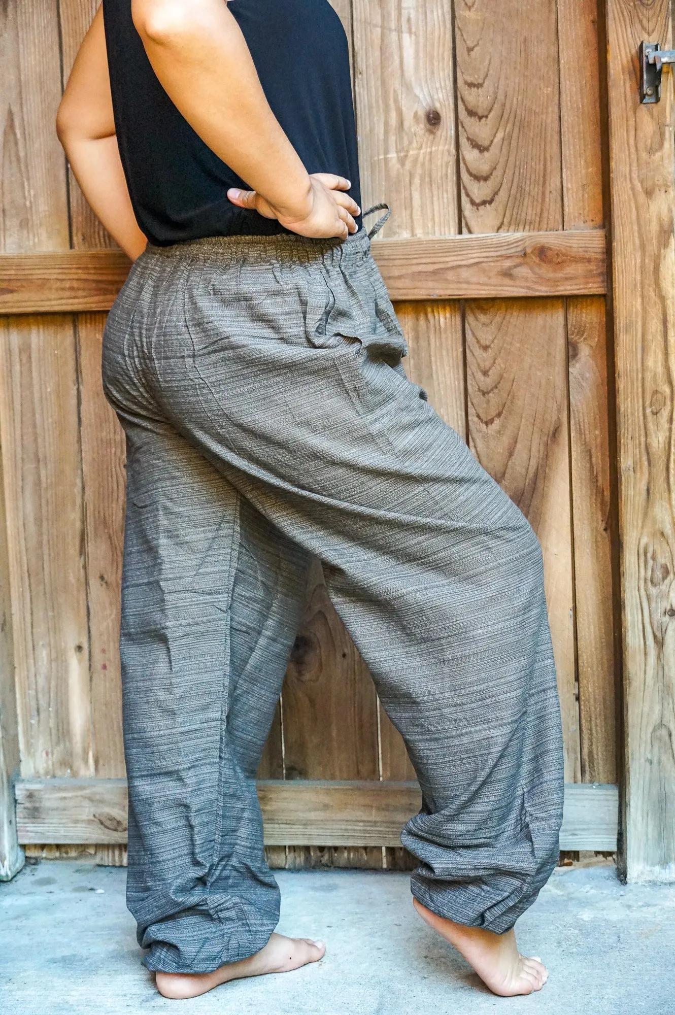 Cotton Grey Pants
