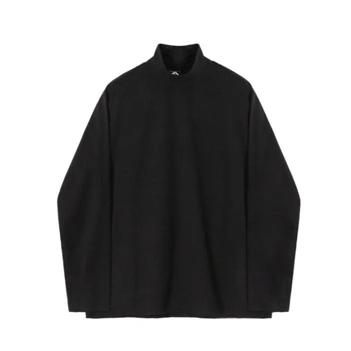 Cotton Turtleneck Bottoming Shirt