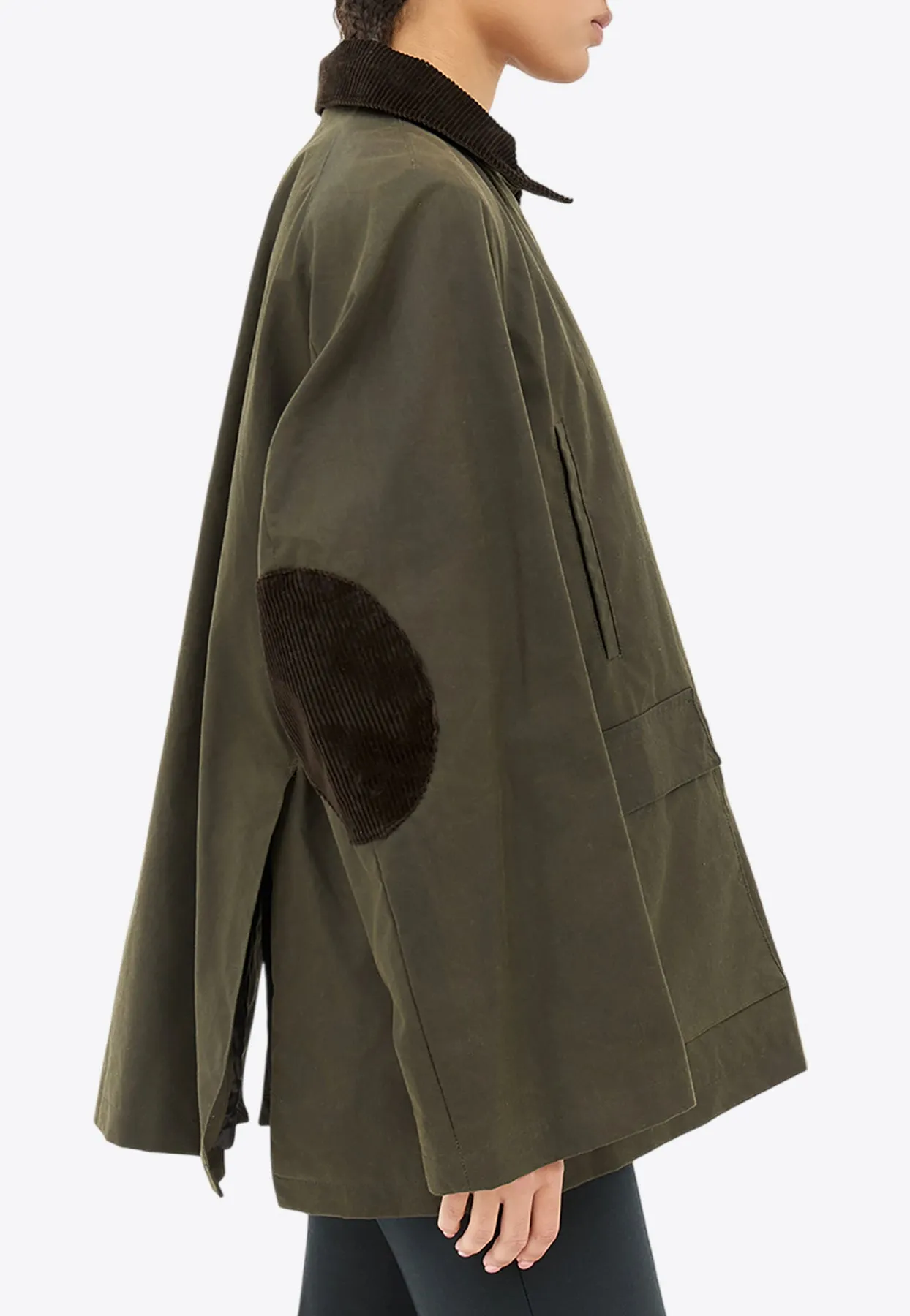 Country Jacket with Corduroy Patches