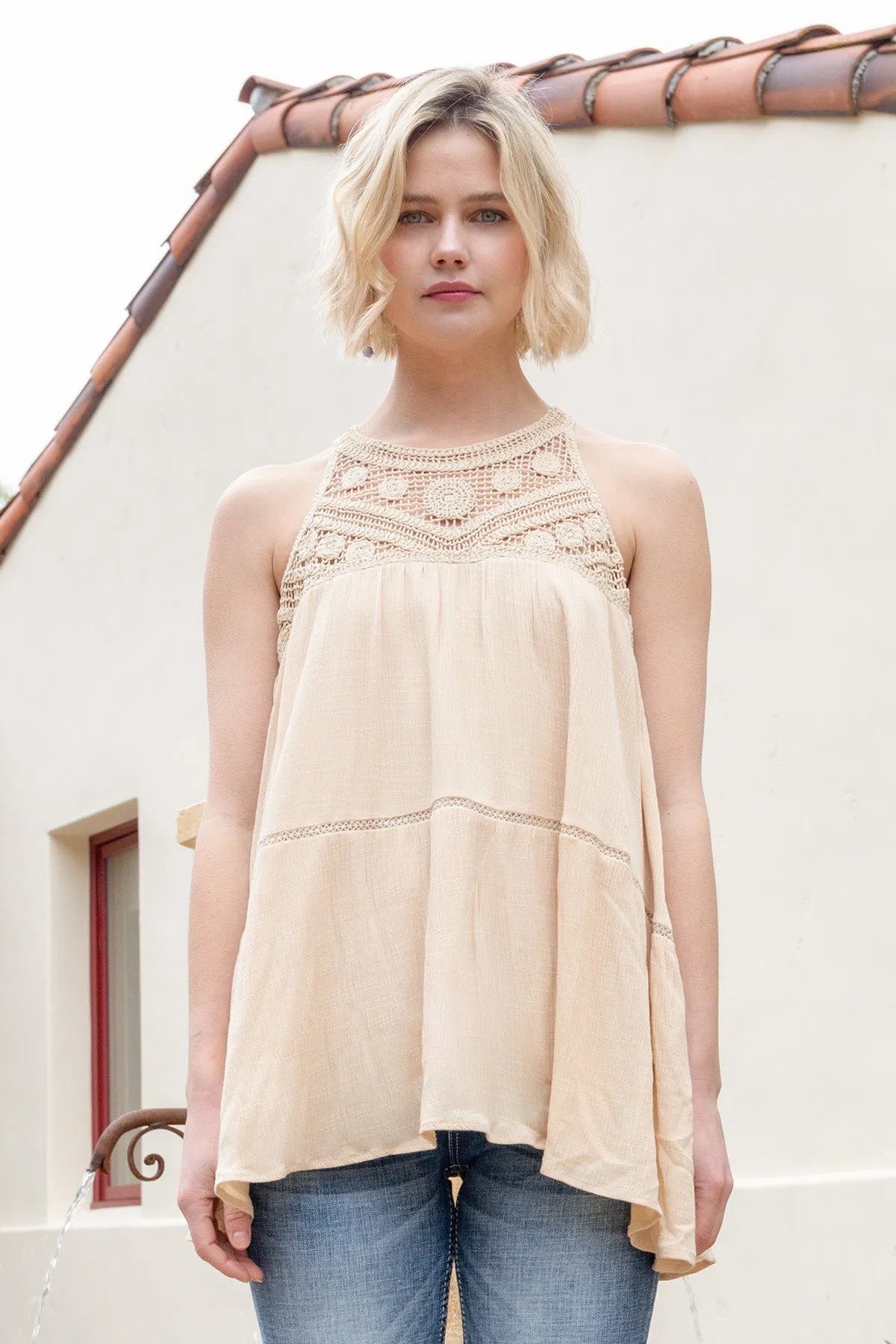 Crochet Tier Halter Top