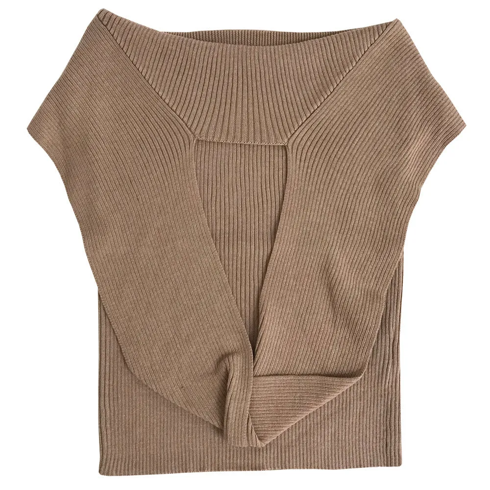 Cross Strapless Halter Camis Tops Sweaters