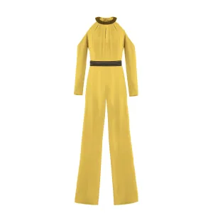 Crystal Neckline Jumpsuit
