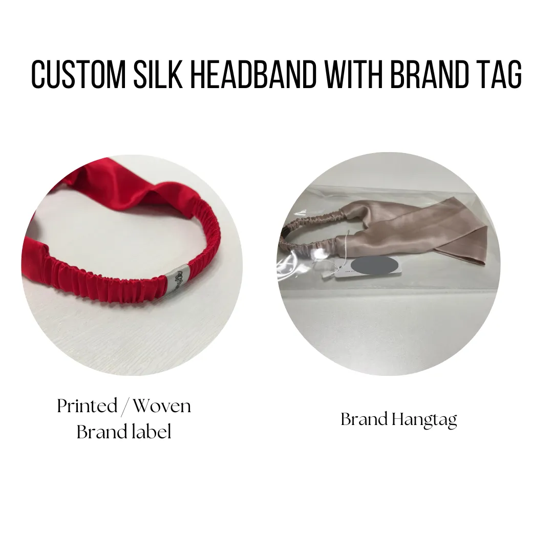 Custom Wholesale Silk Knotted Headband