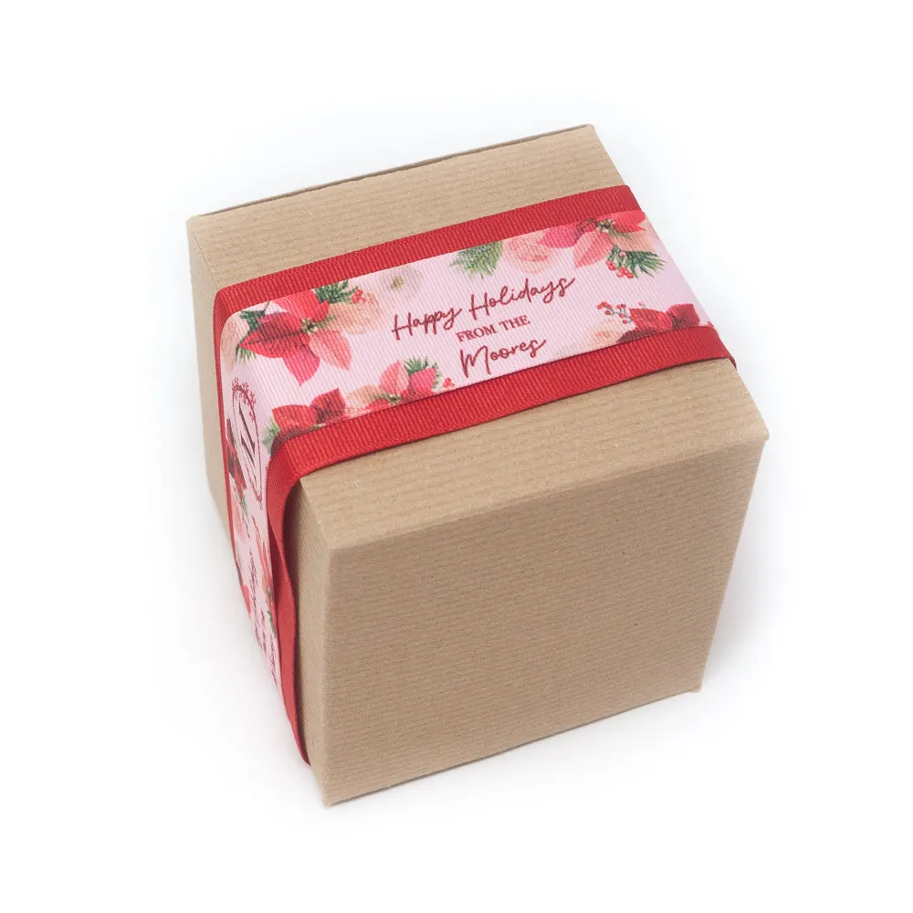 Customized Holiday Poinsettias