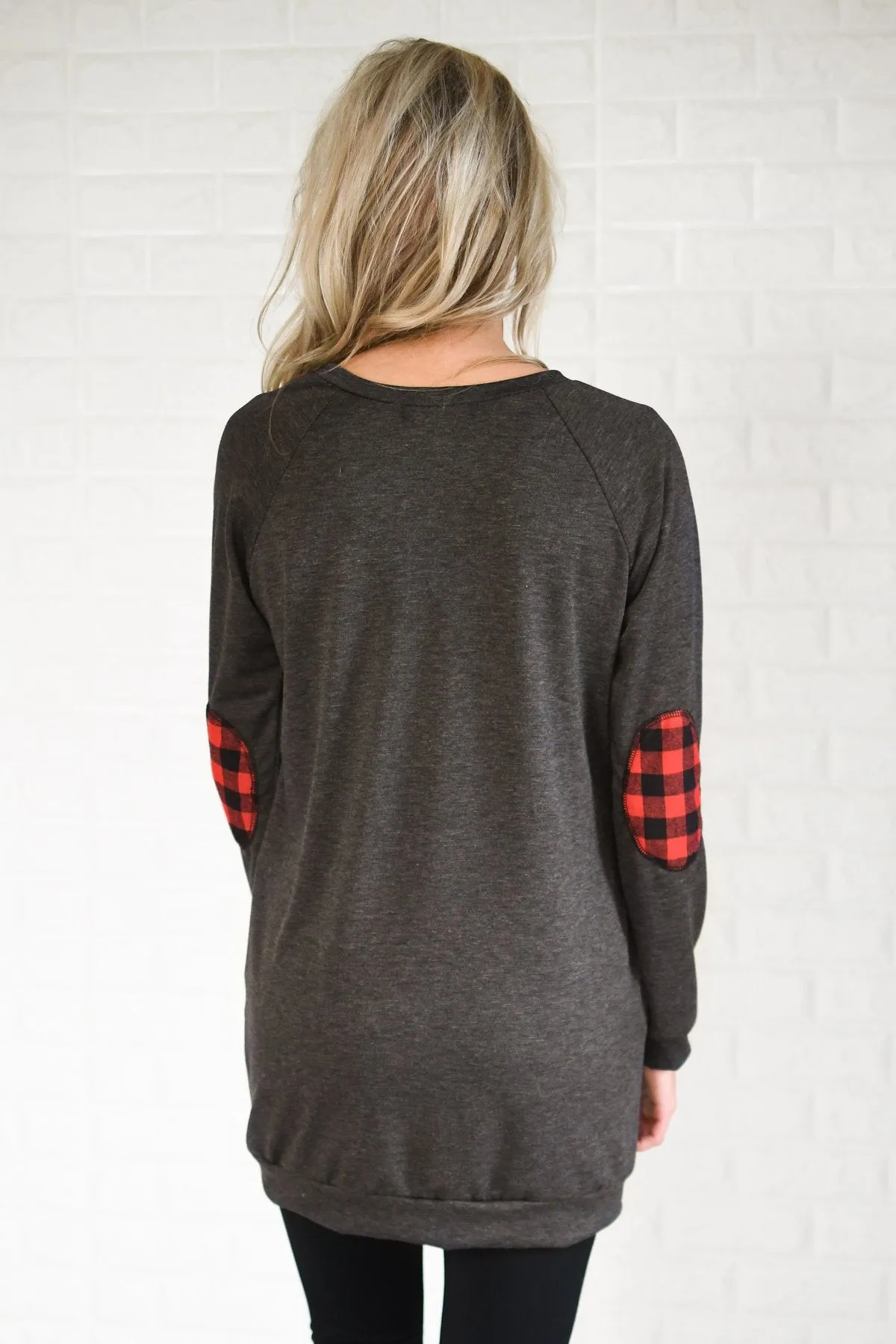 Dance to My Song Charcoal Tunic Top