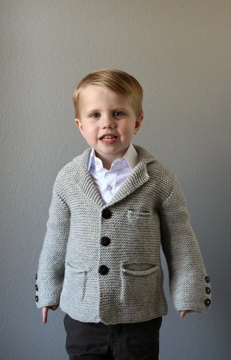Dapper Cardigan Printed Pattern