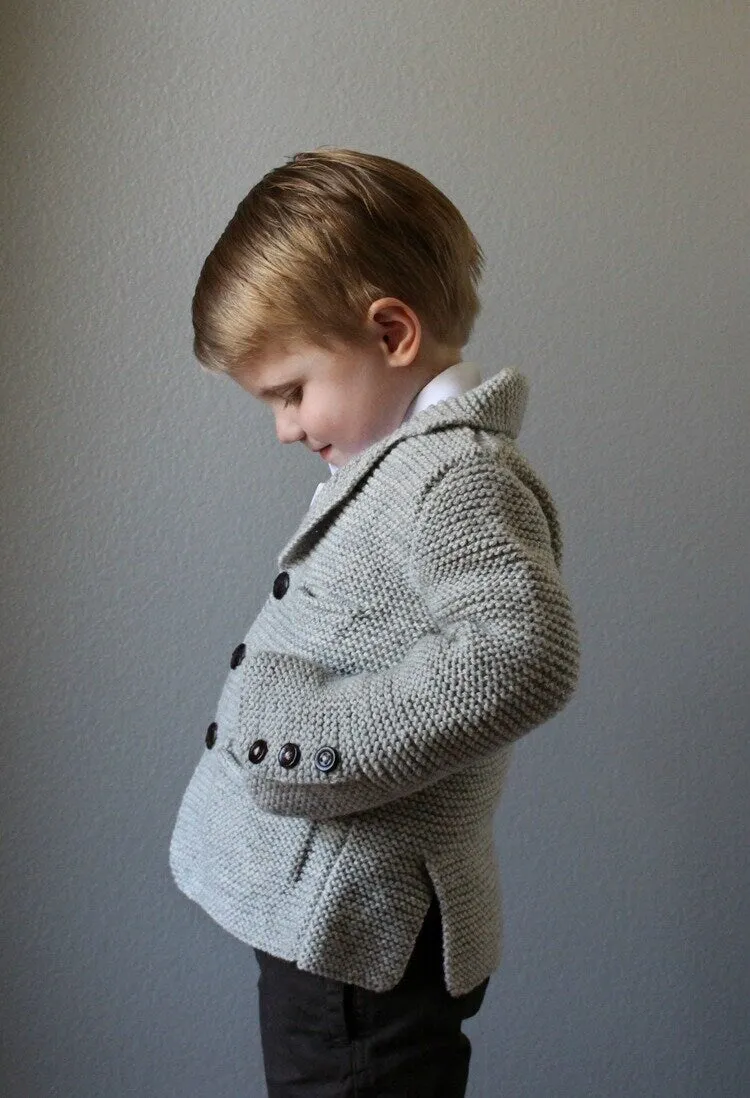 Dapper Cardigan Printed Pattern