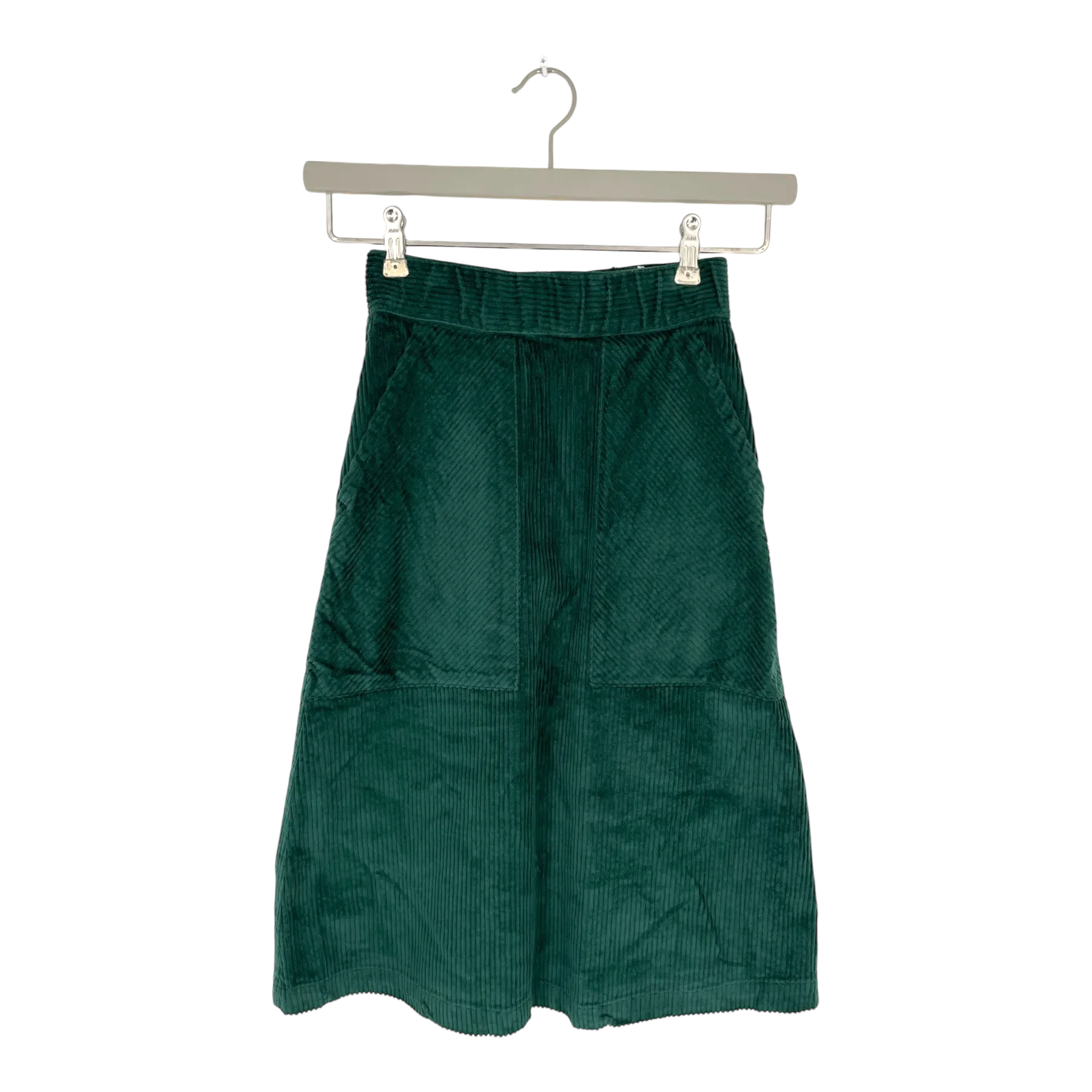 Dedicated haga corduroy skirt, green | woman XS