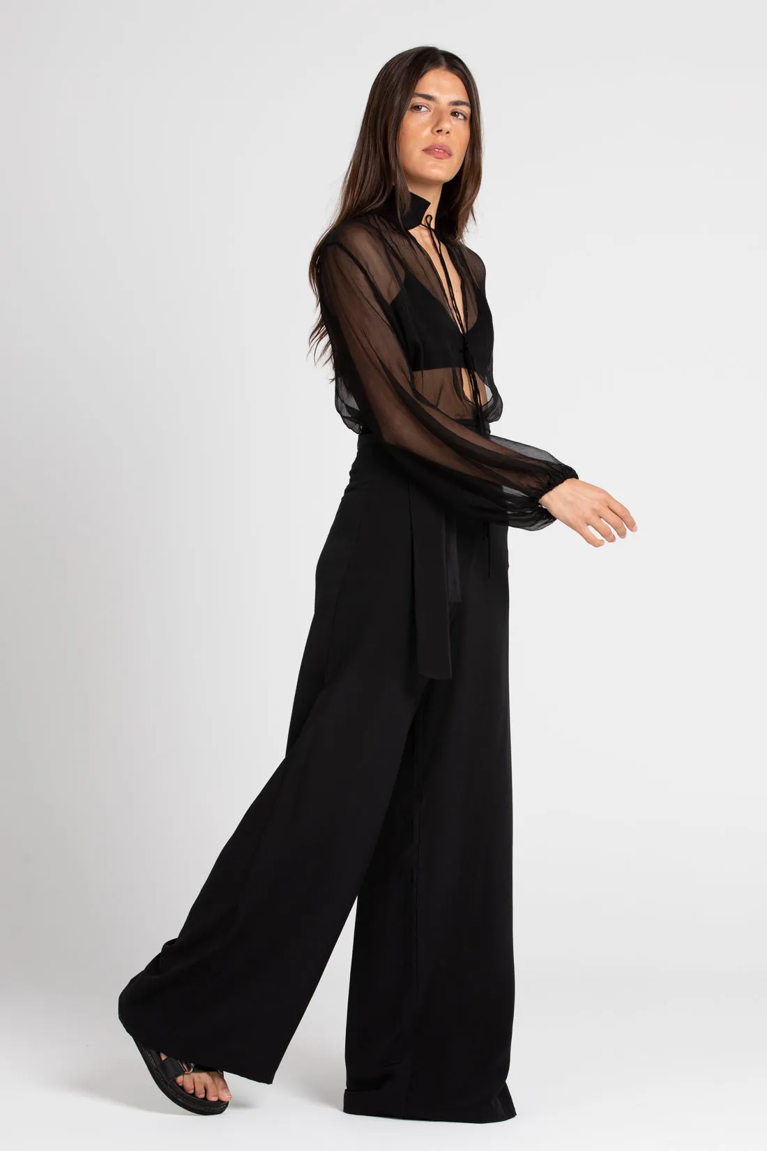 Di Morra Silk Pant Black