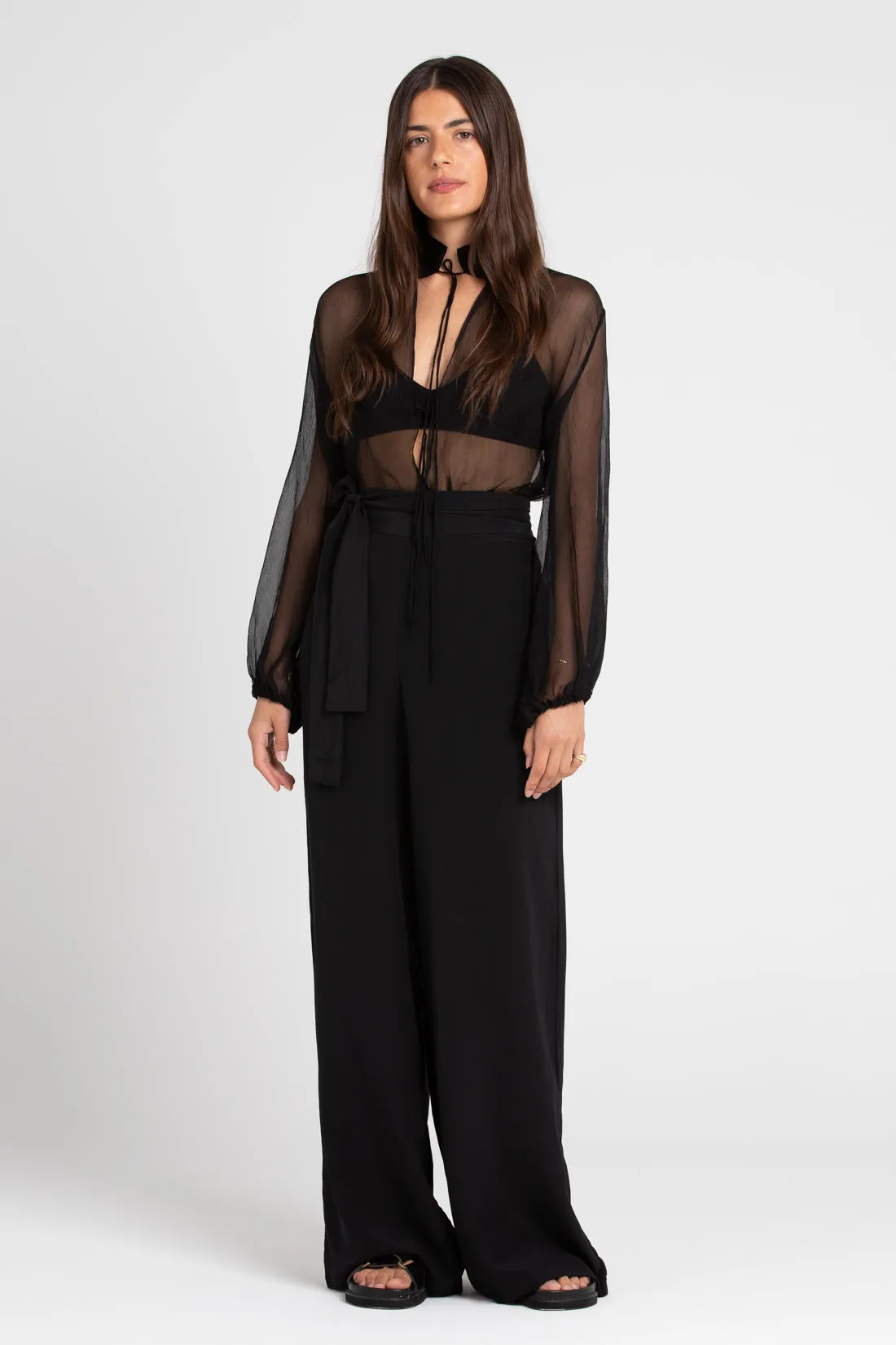 Di Morra Silk Pant Black