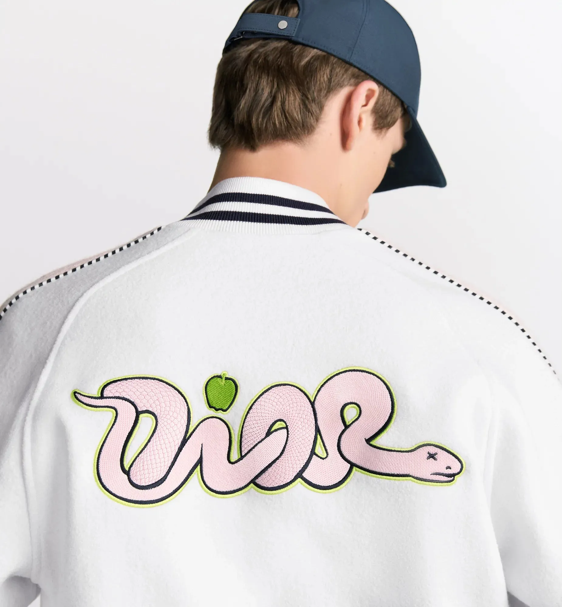 Dior And Kaws Varsity Jacket